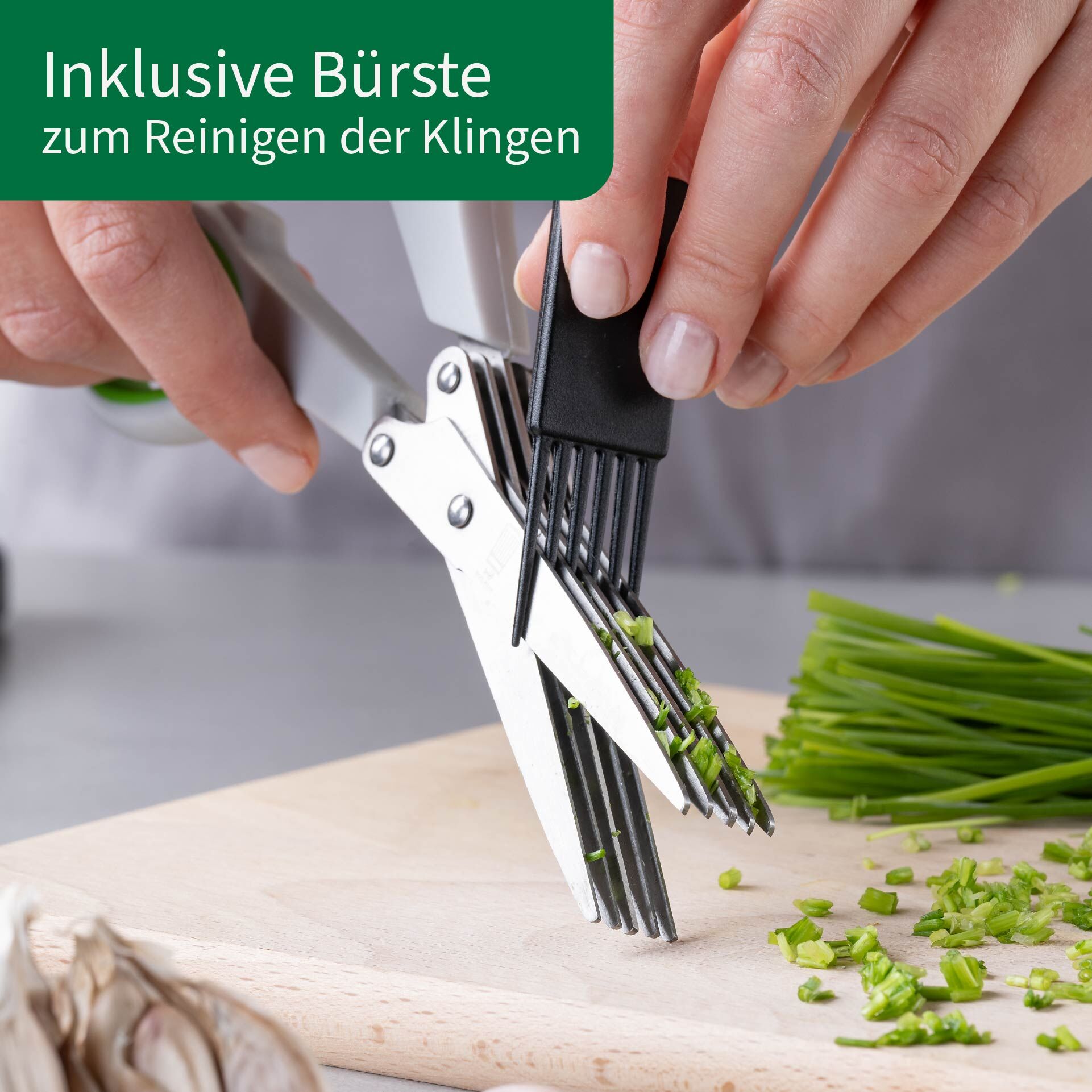 Kräuterschere, 10 Klingen