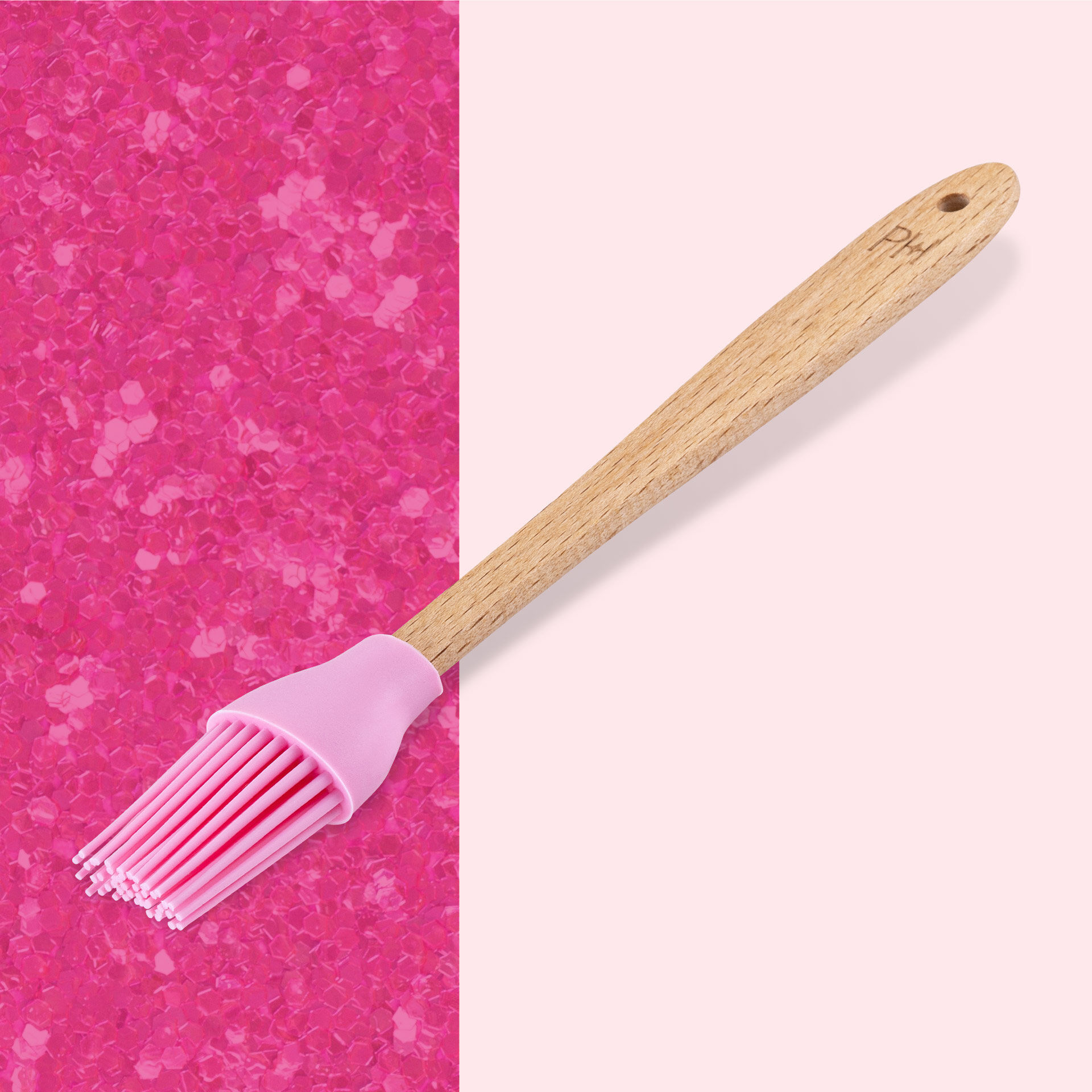 Backpinsel mini, 20cm, rosa