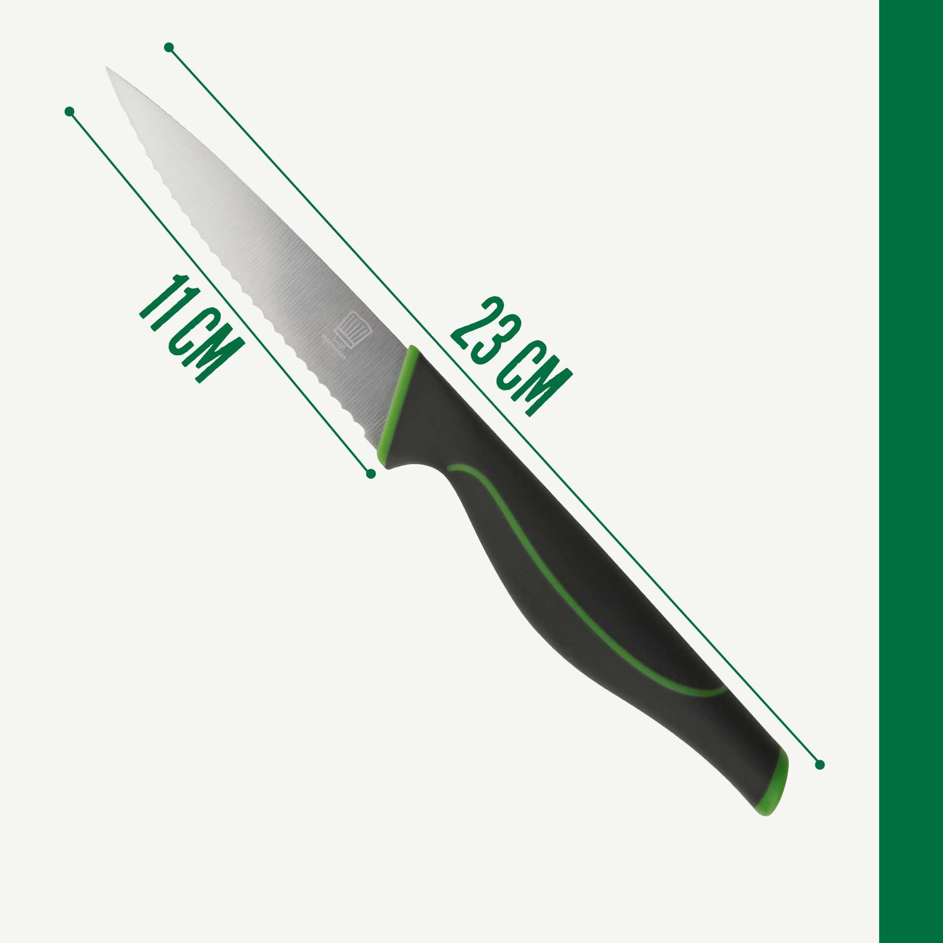 Küchenmesser Bonn, gezahnt, 11cm