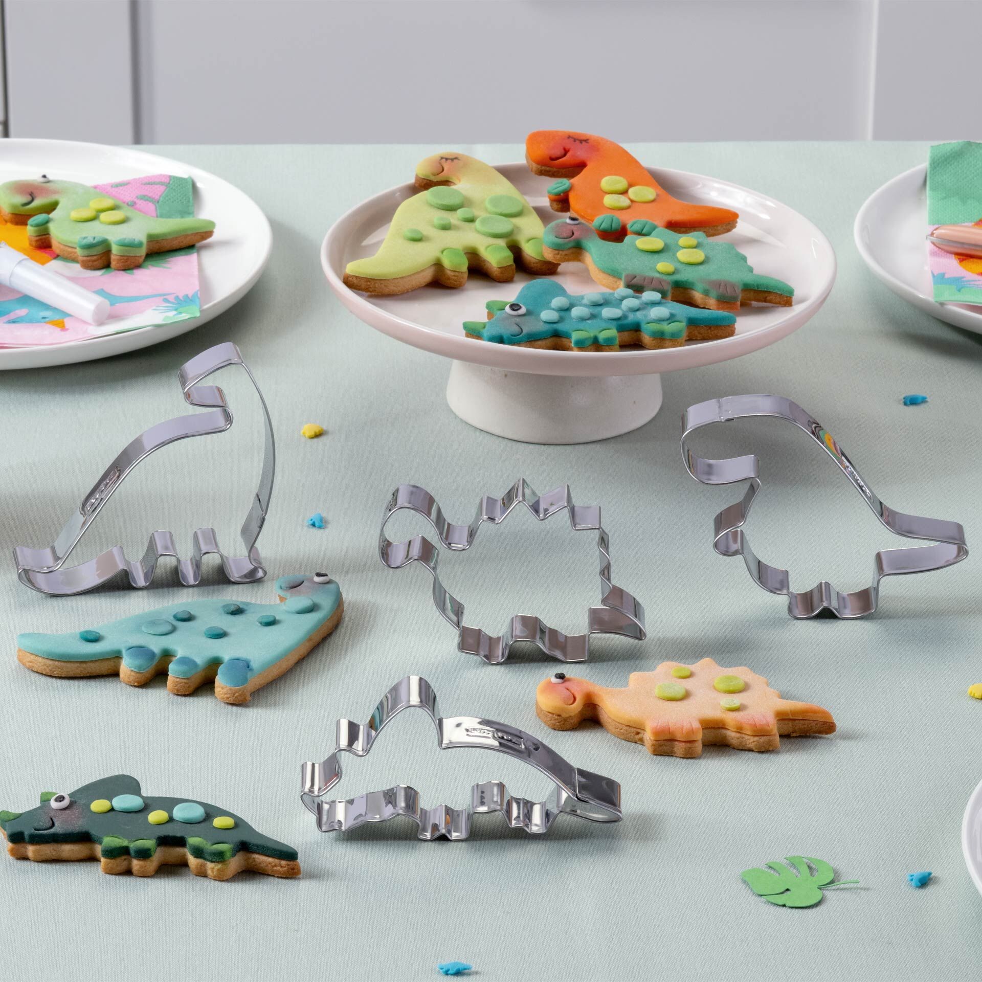 Dinosaurier-Ausstecher-Set, 4-teilig