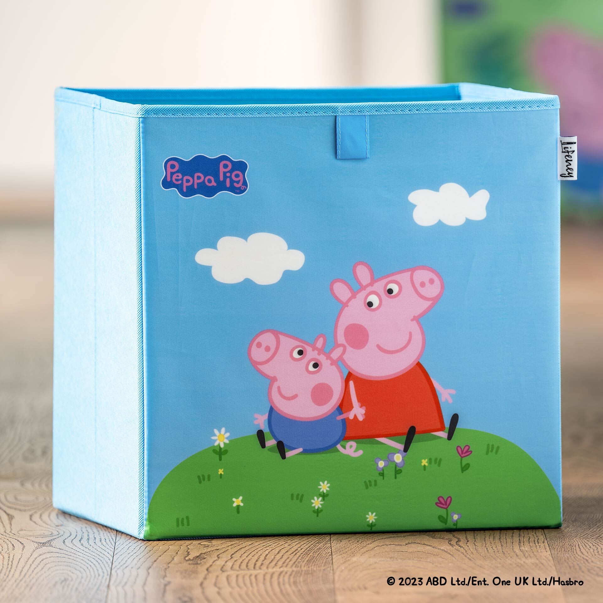 Aufbewahrungsbox Peppa Pig Peppa & George, 33x33x33cm