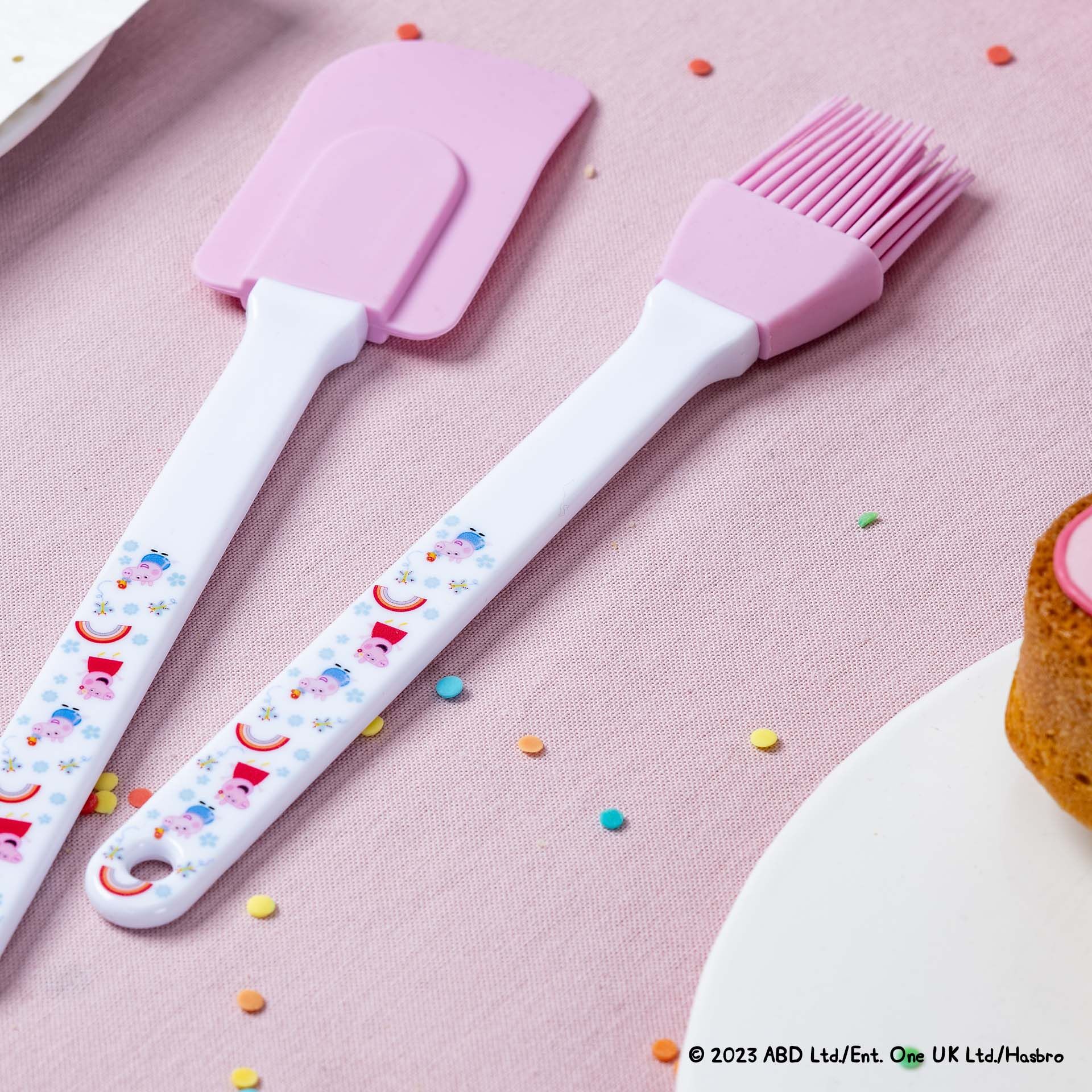 Backpinsel Peppa & Schorsch, 40mm, Silikon