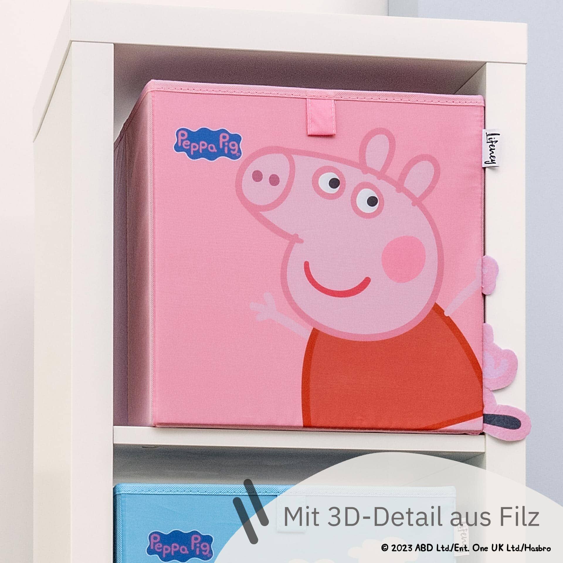 Aufbewahrungsbox Peppa Pig 4er Set, 30x30x30cm