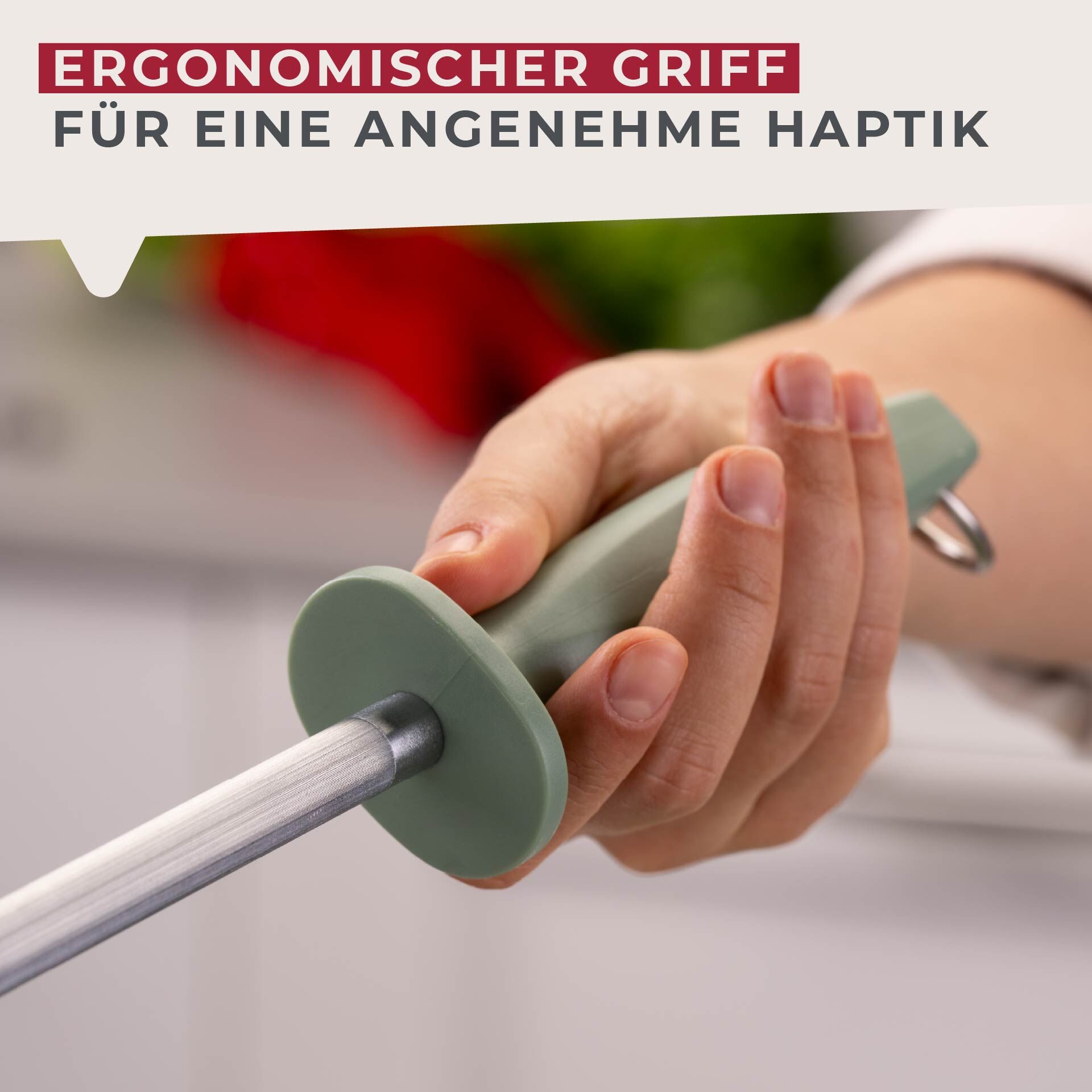 Wetzstahl grau-grün