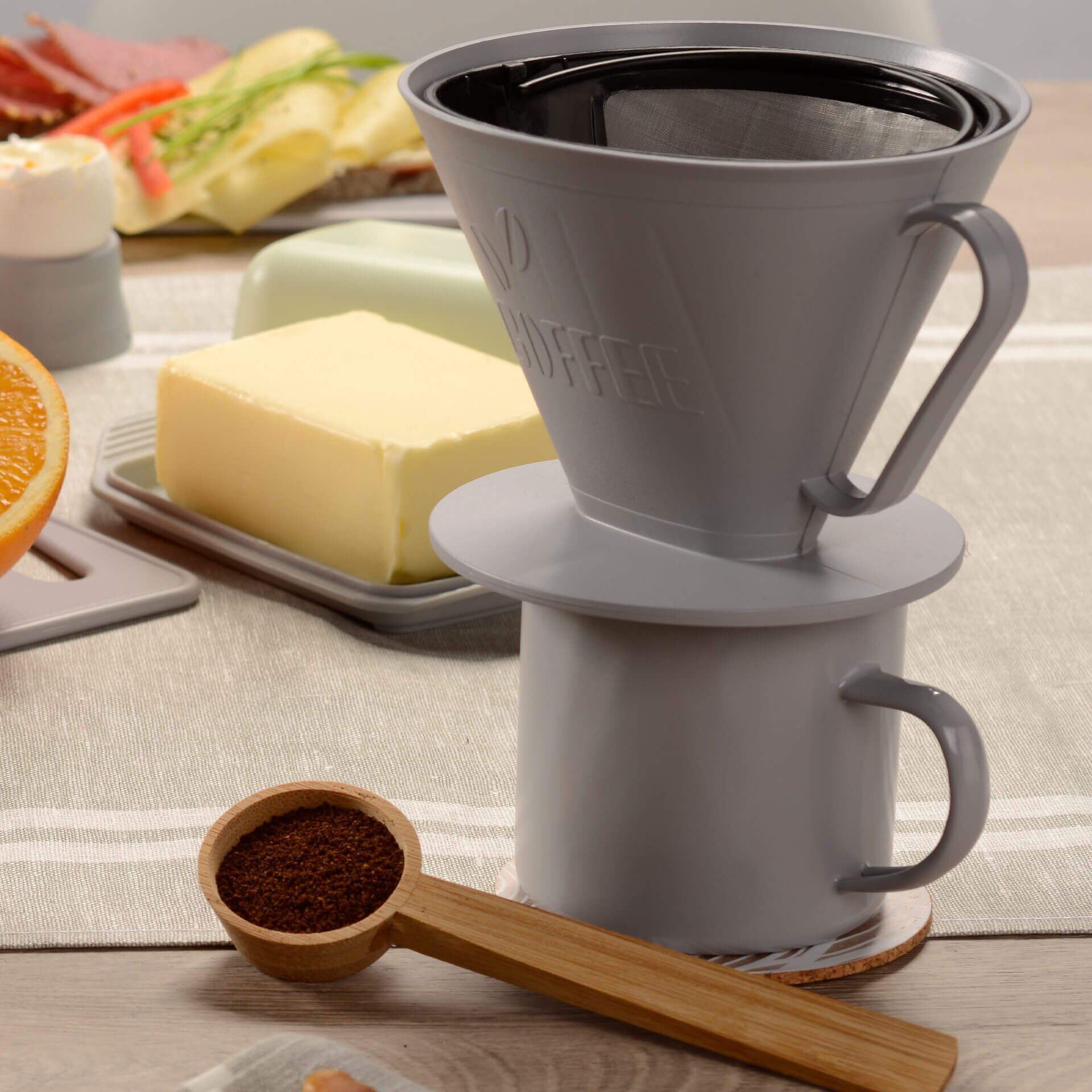 Messlöffel für Kaffee, 17cm, Bambus