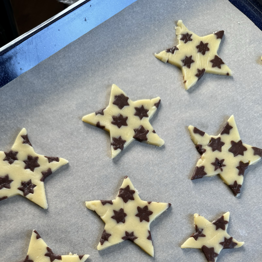 Schwarz-Weiß-Plätzchen