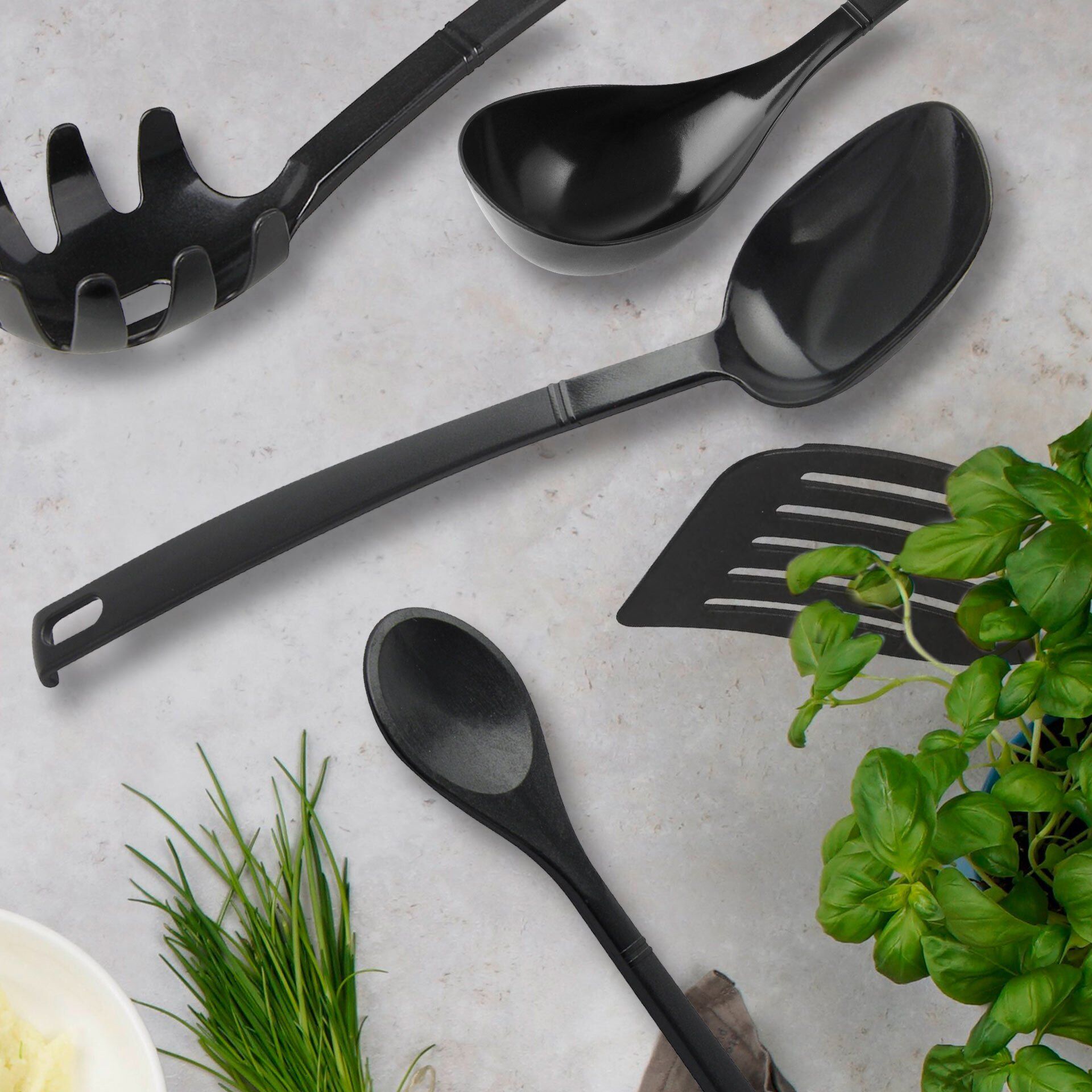 Küchenhelfer-Set "Nero", 5-teilig