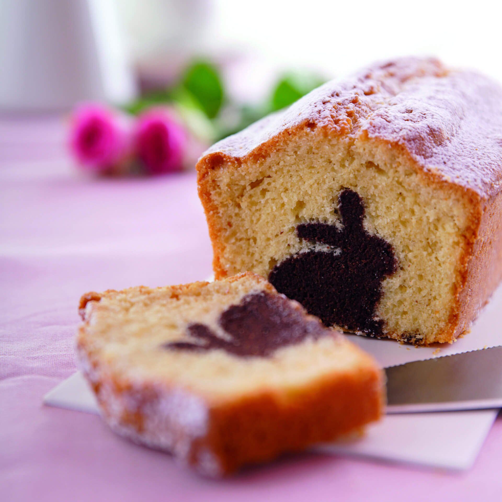 Kastenform inkl. Ausstecher Häschen Goldiges Ostern