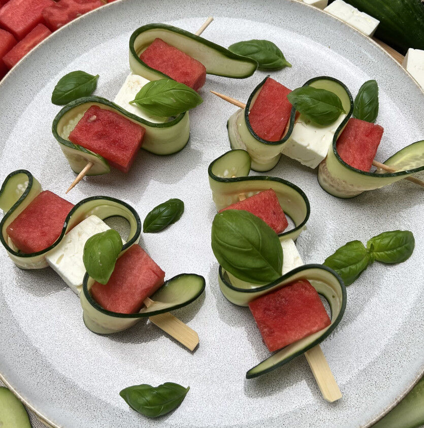 Melonen-Feta-Spieße