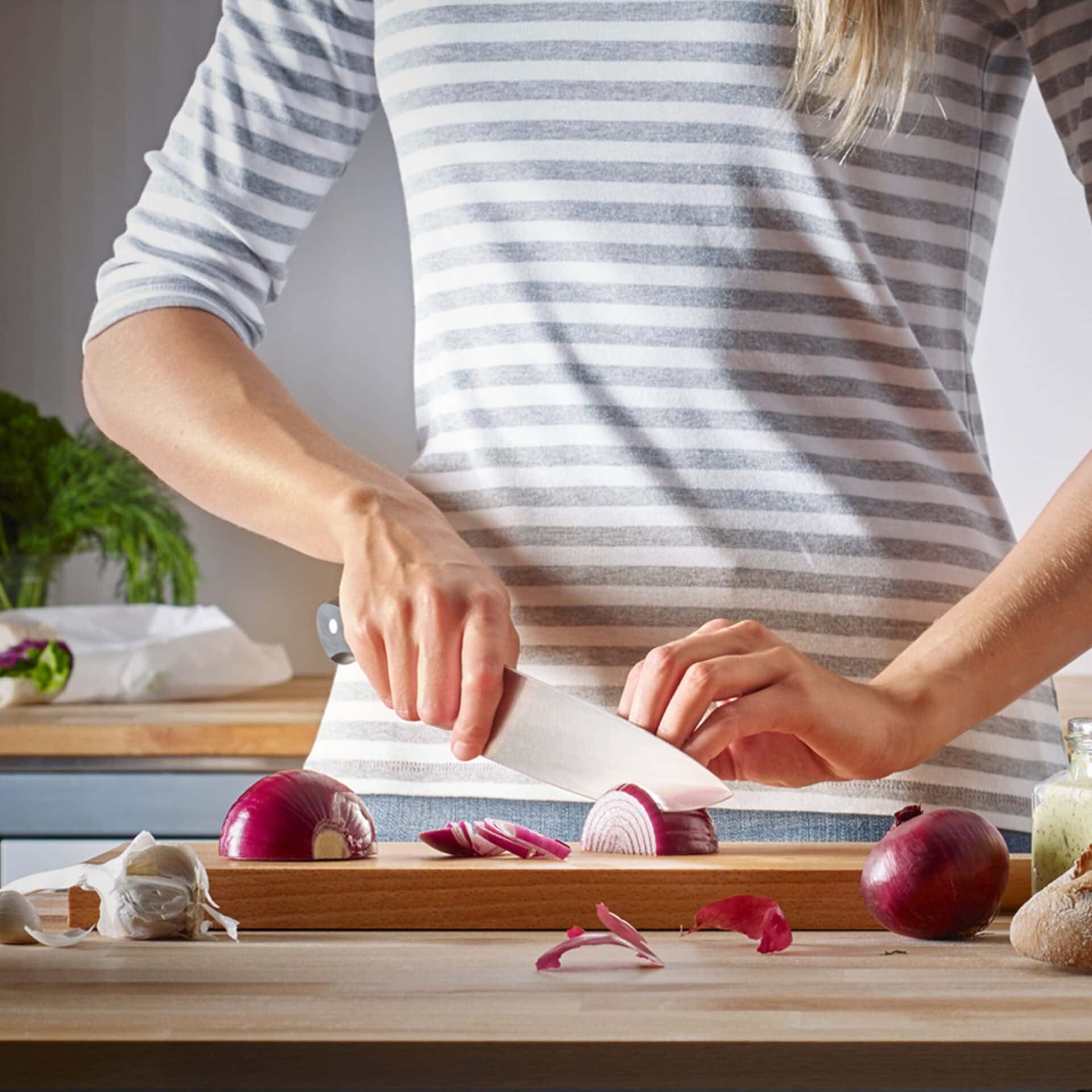 Kochmesser Gourmet, Edelstahl, 16cm Klinge