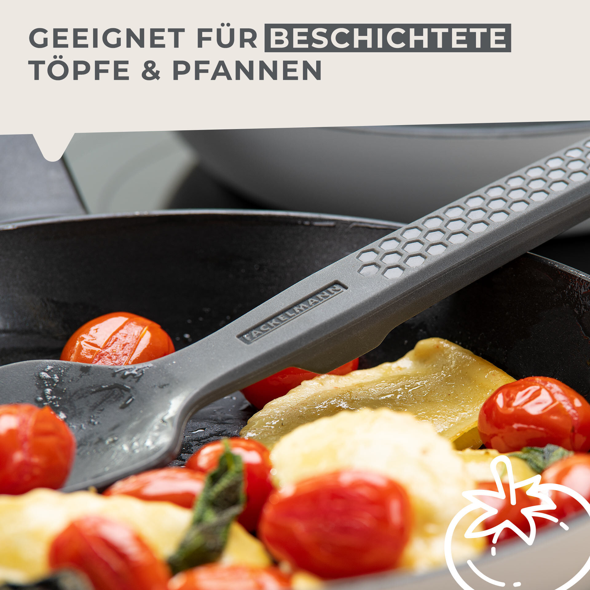 Servierlöffel Statement, Silikon