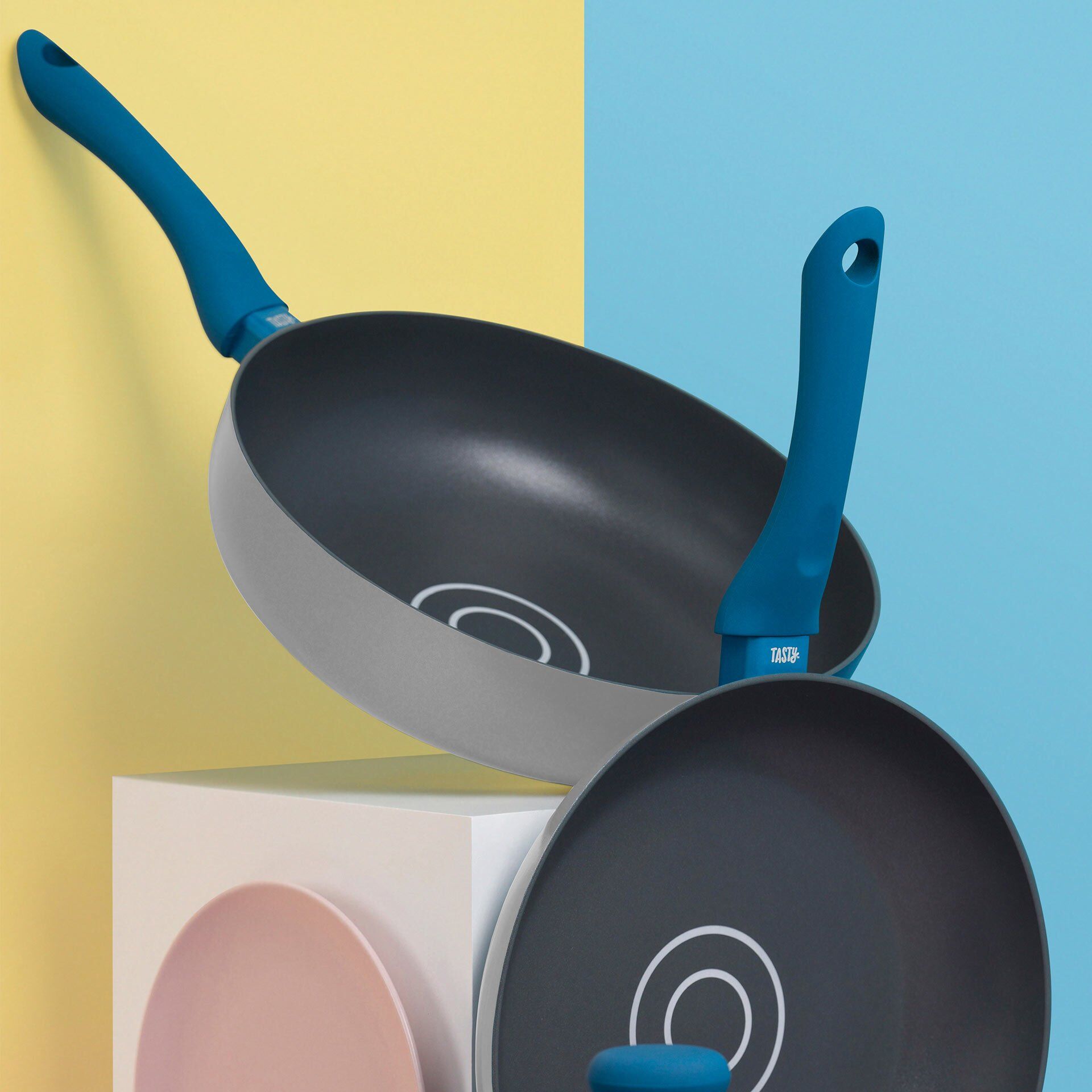 Wok Pfanne mit Öldosiersystem, Ø28cm