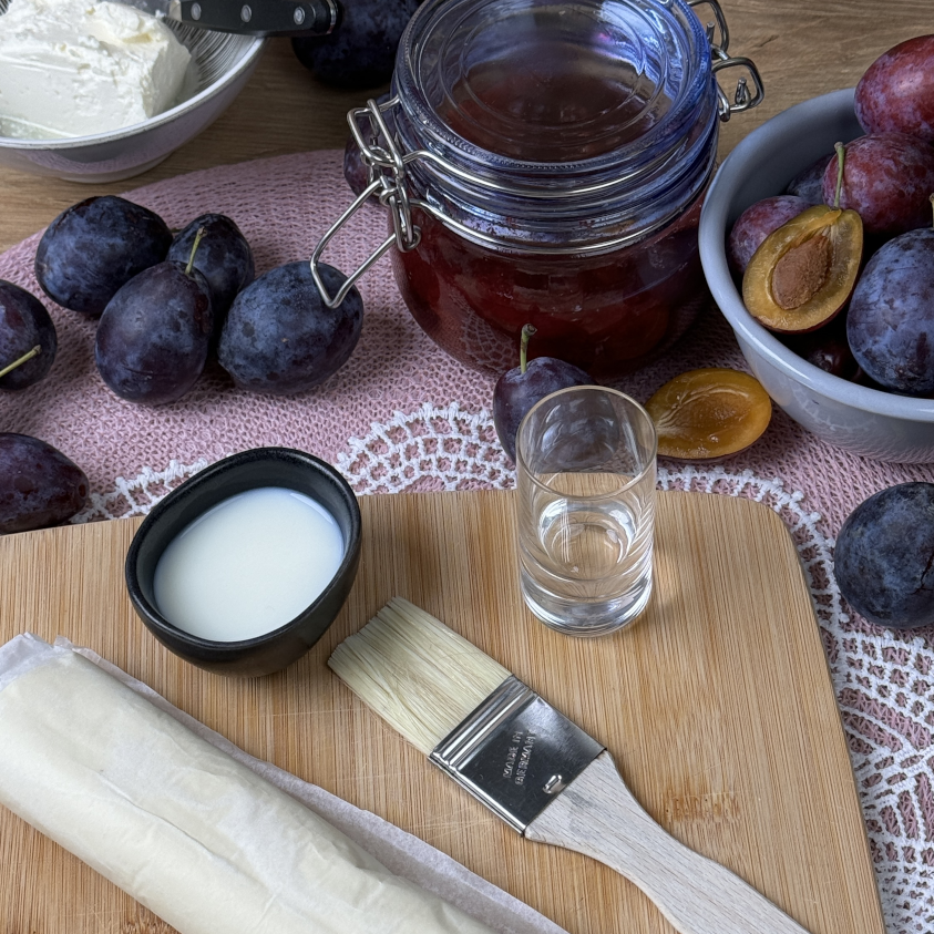 Blätterteig mit Zwetschgen