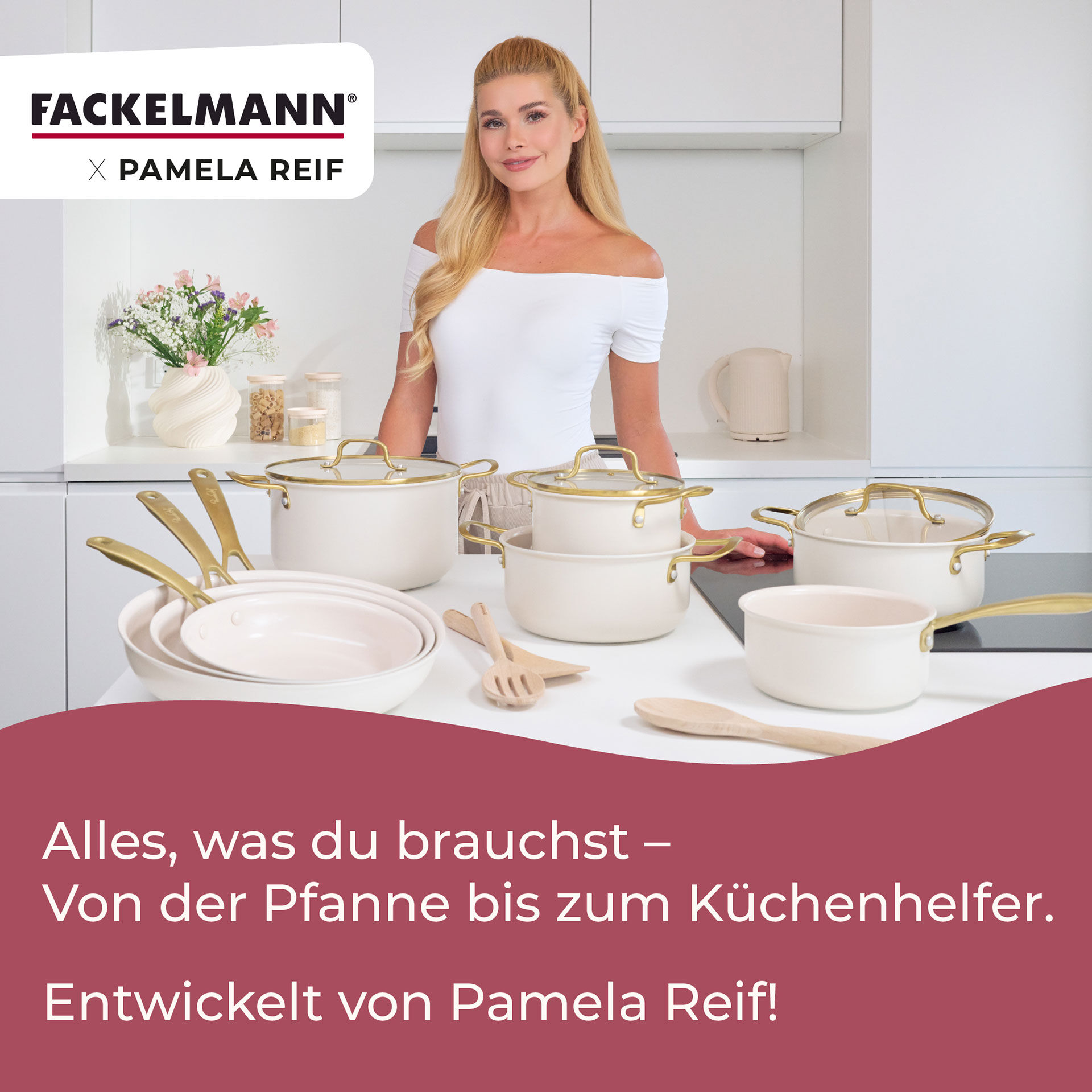 Pamela Reif Kochtopf mit Deckel Signature, Ø20cm