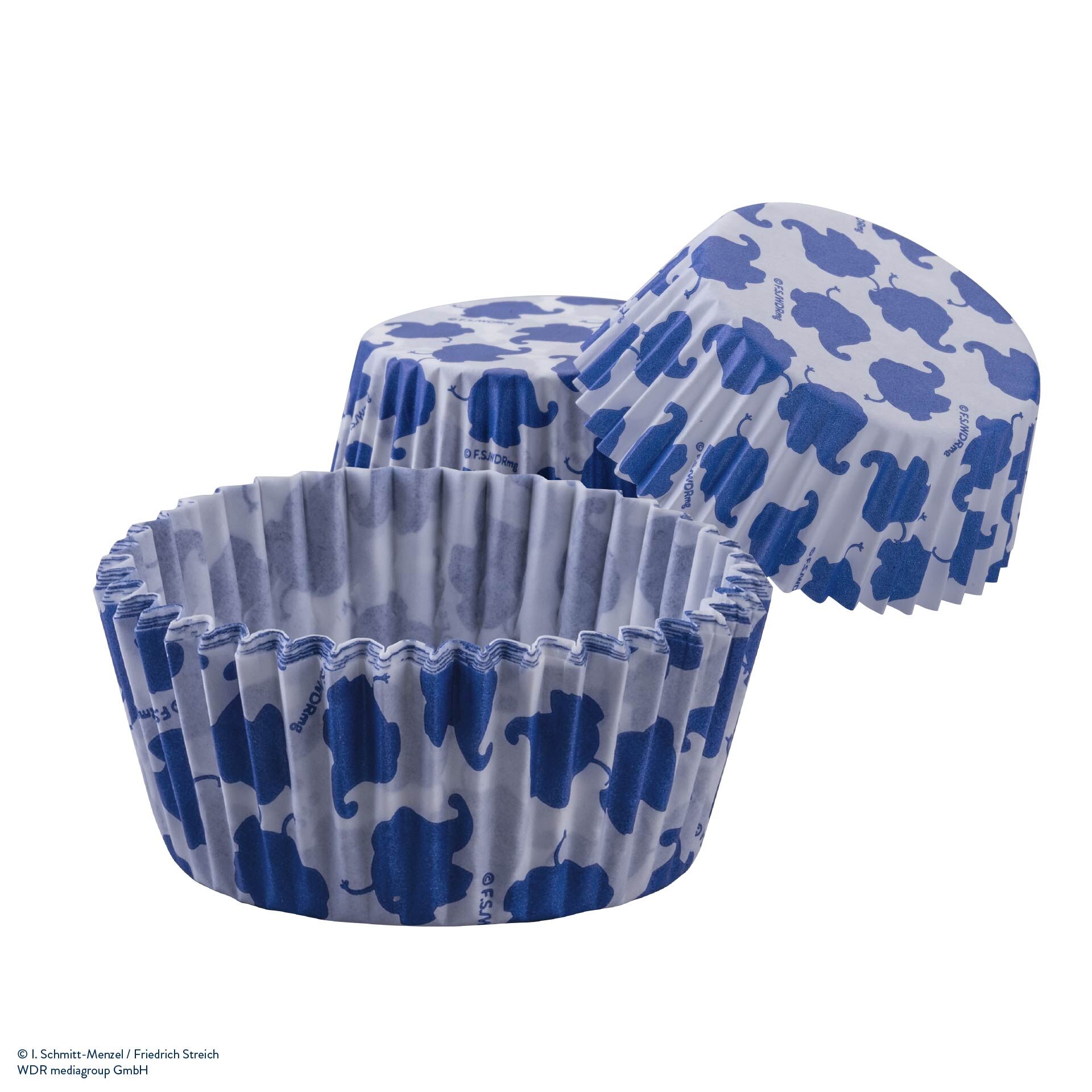 Papier-Backförmchen DieMaus Elefant, Ø5cm, 50 Stk.