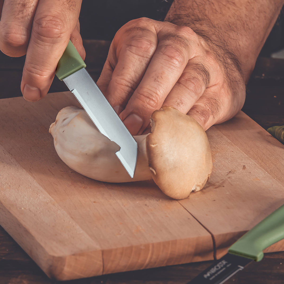Gemüsemesser-Set Elemental, 2 Stück, grün