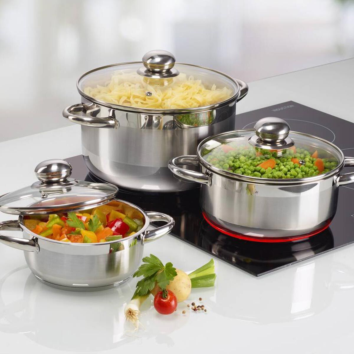 Topf-Set "Edition Red", 3-teilig