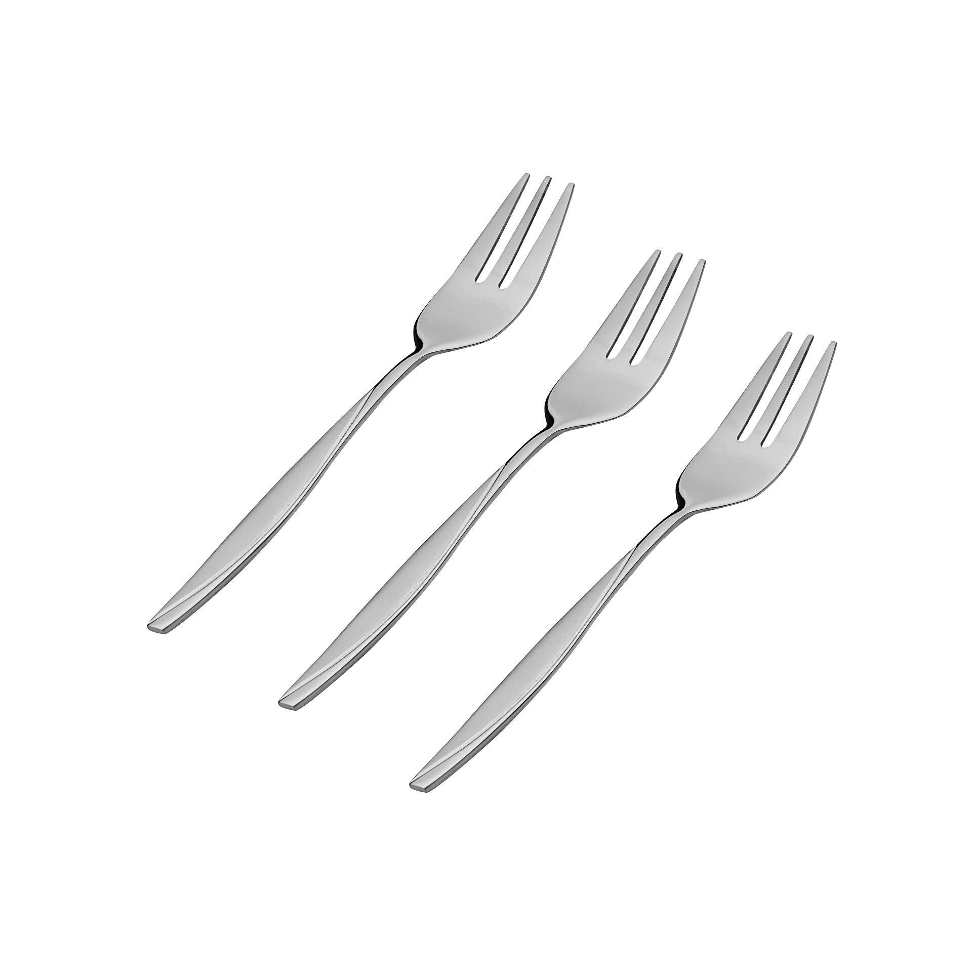 Kuchengabel Harvard, 3 Stück, Edelstahl