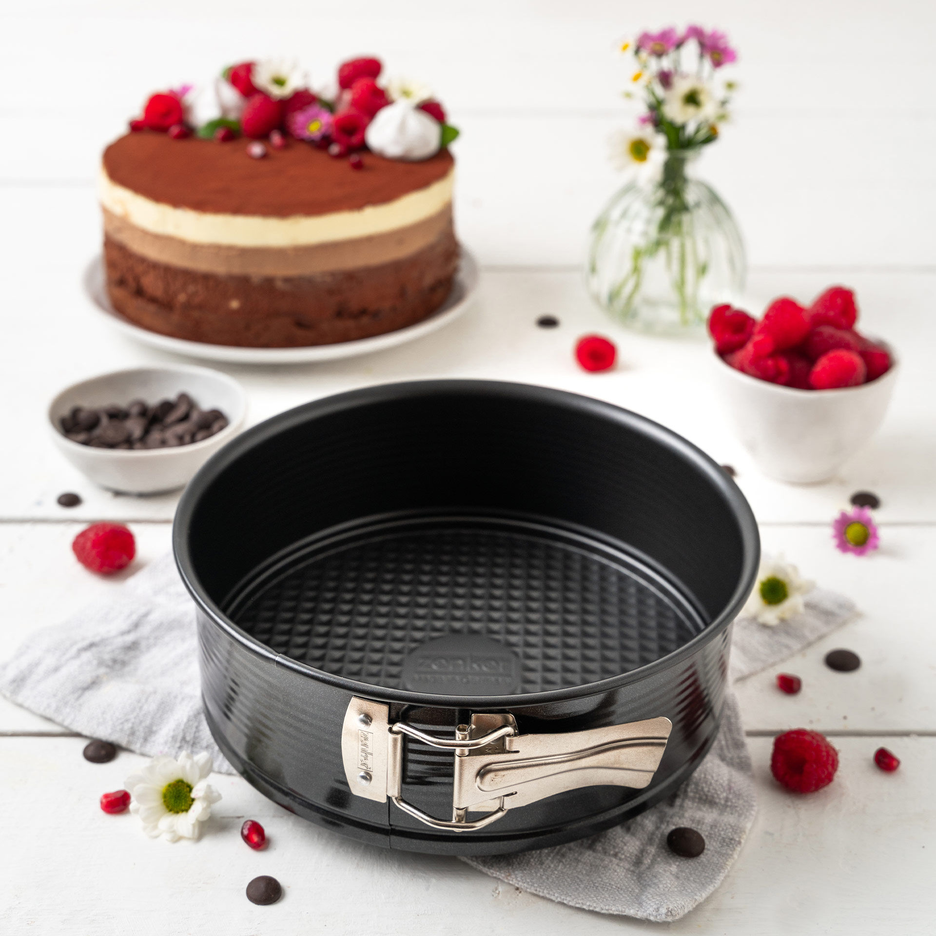 Springform mit Flachboden Perfect Black+, Ø20cm