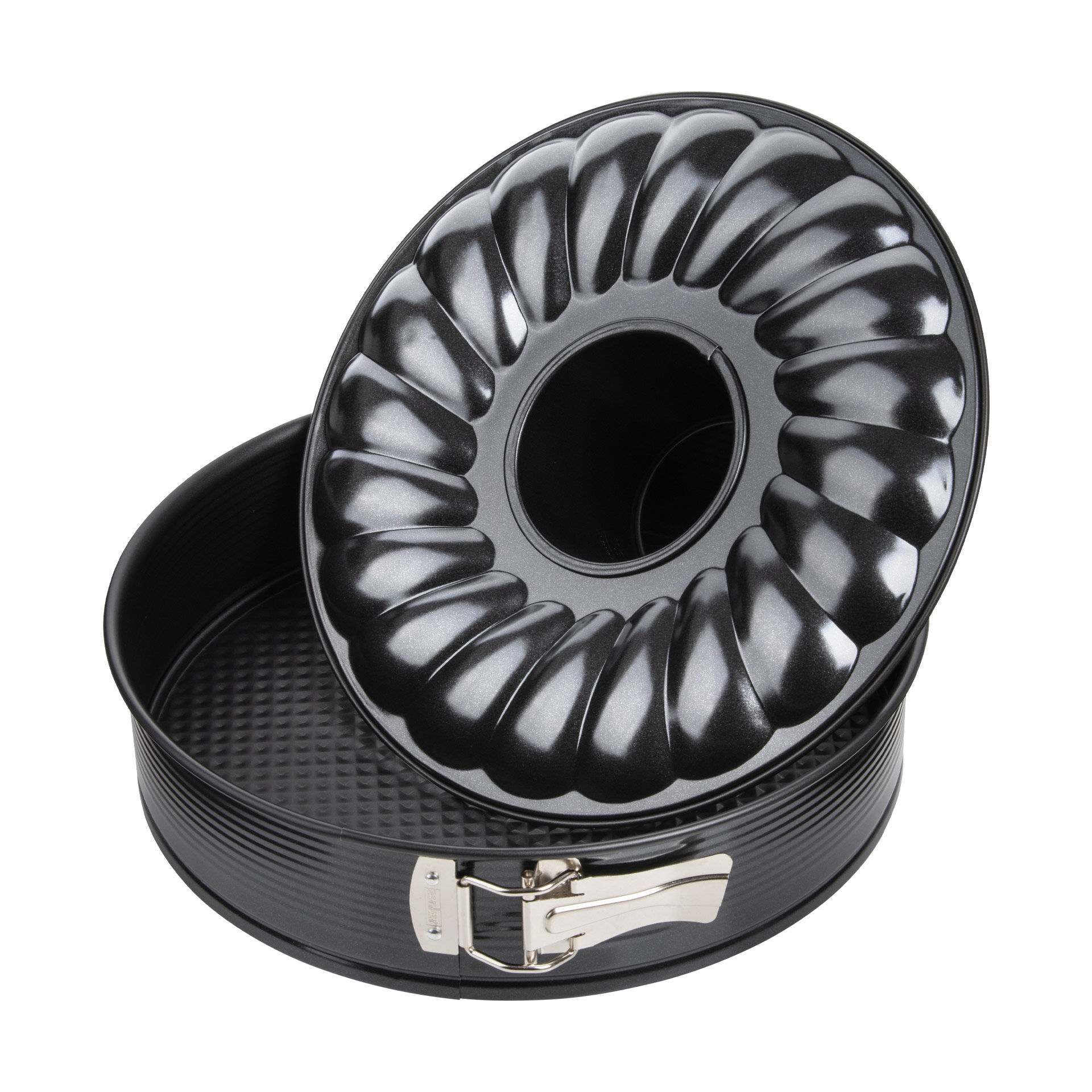 Springform mit Flach- und Rohrboden Perfect Black+, Ø28cm