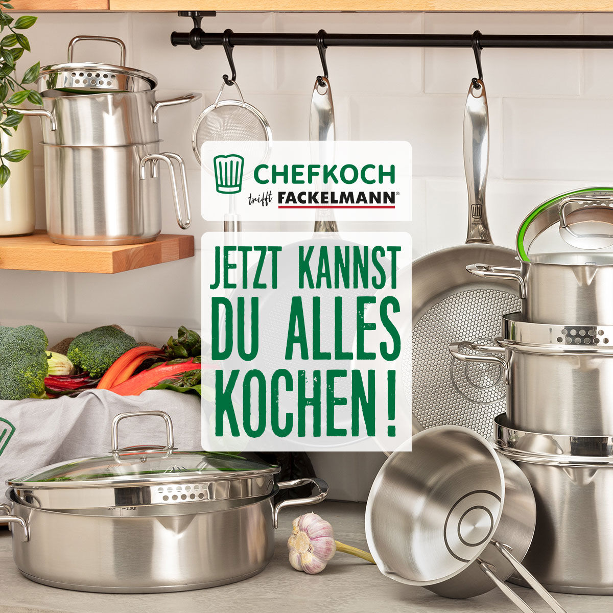 Bratpfanne München, Ø28cm, Edelstahl