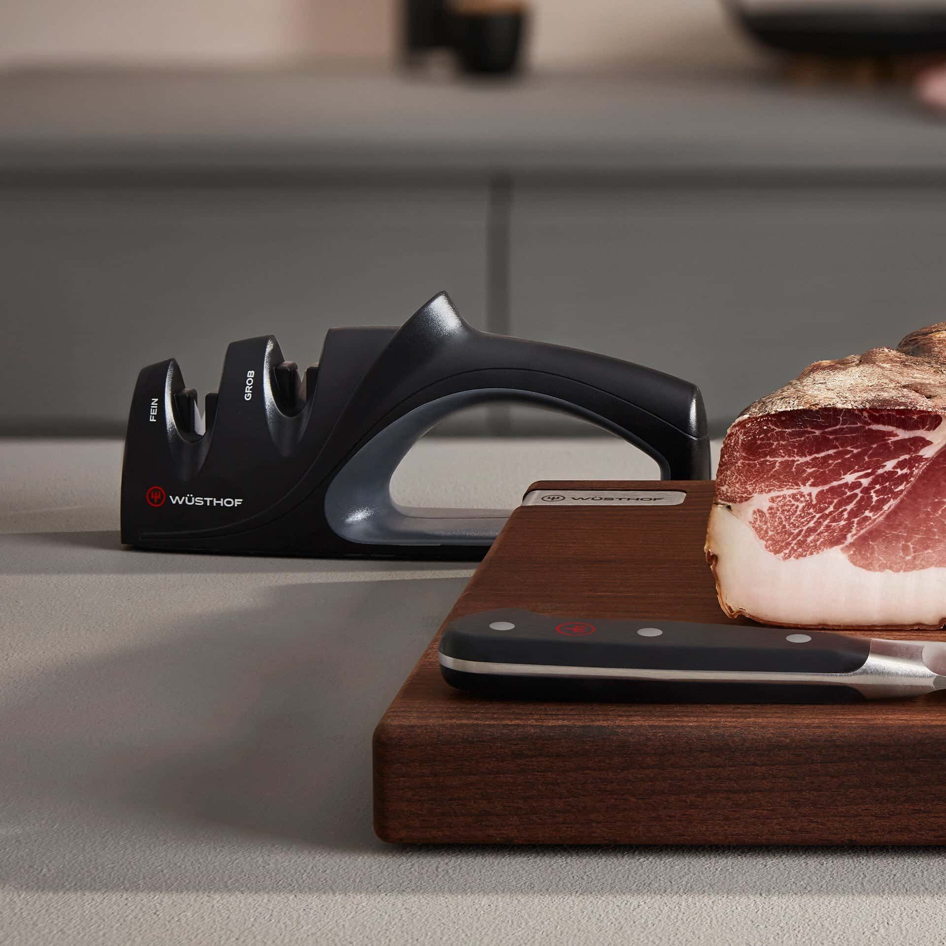 Messerschärfer manuell, 2 Stufen