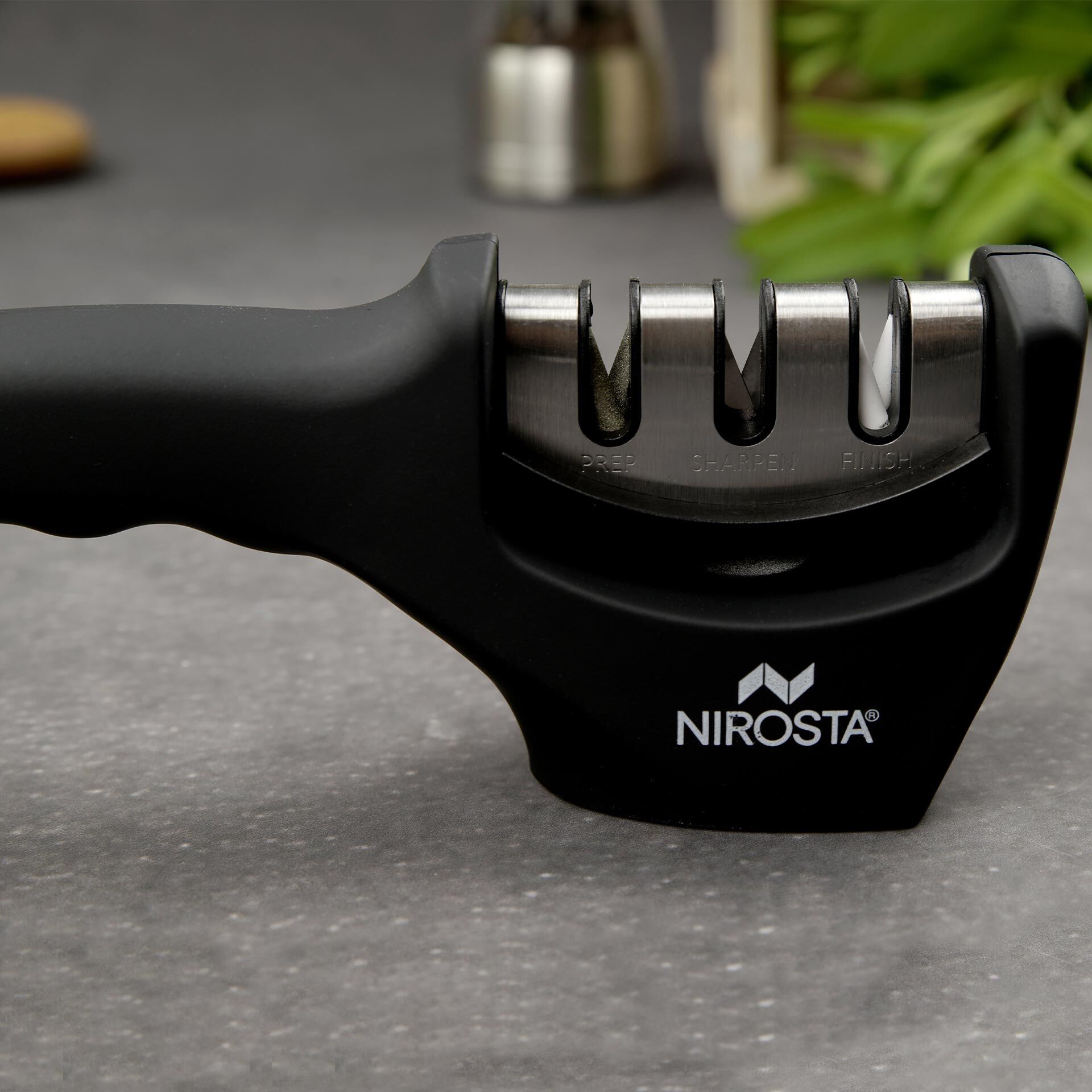 Messer-Set "Wave inkl. Messerschärfer", 4-teilig