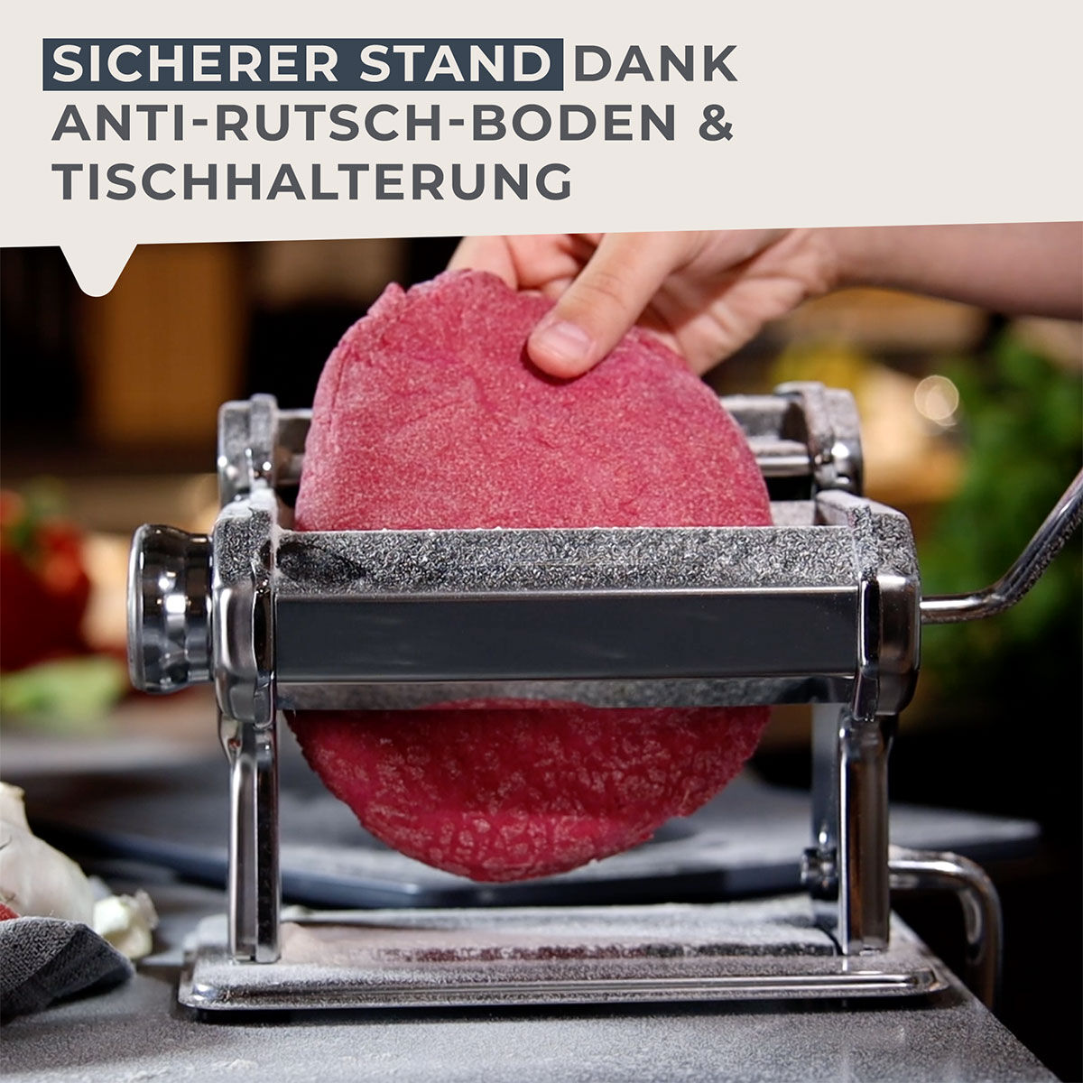 Nudelmaschine #easyprepare, Edelstahl Nudelmaschine #easyprepare, Edelstahl