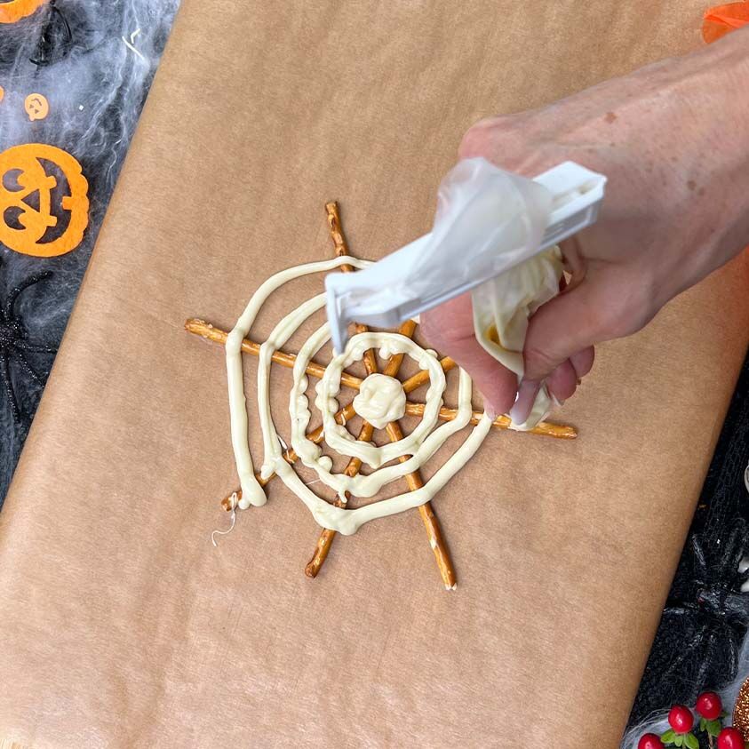 Salzstangen Spinnenweben