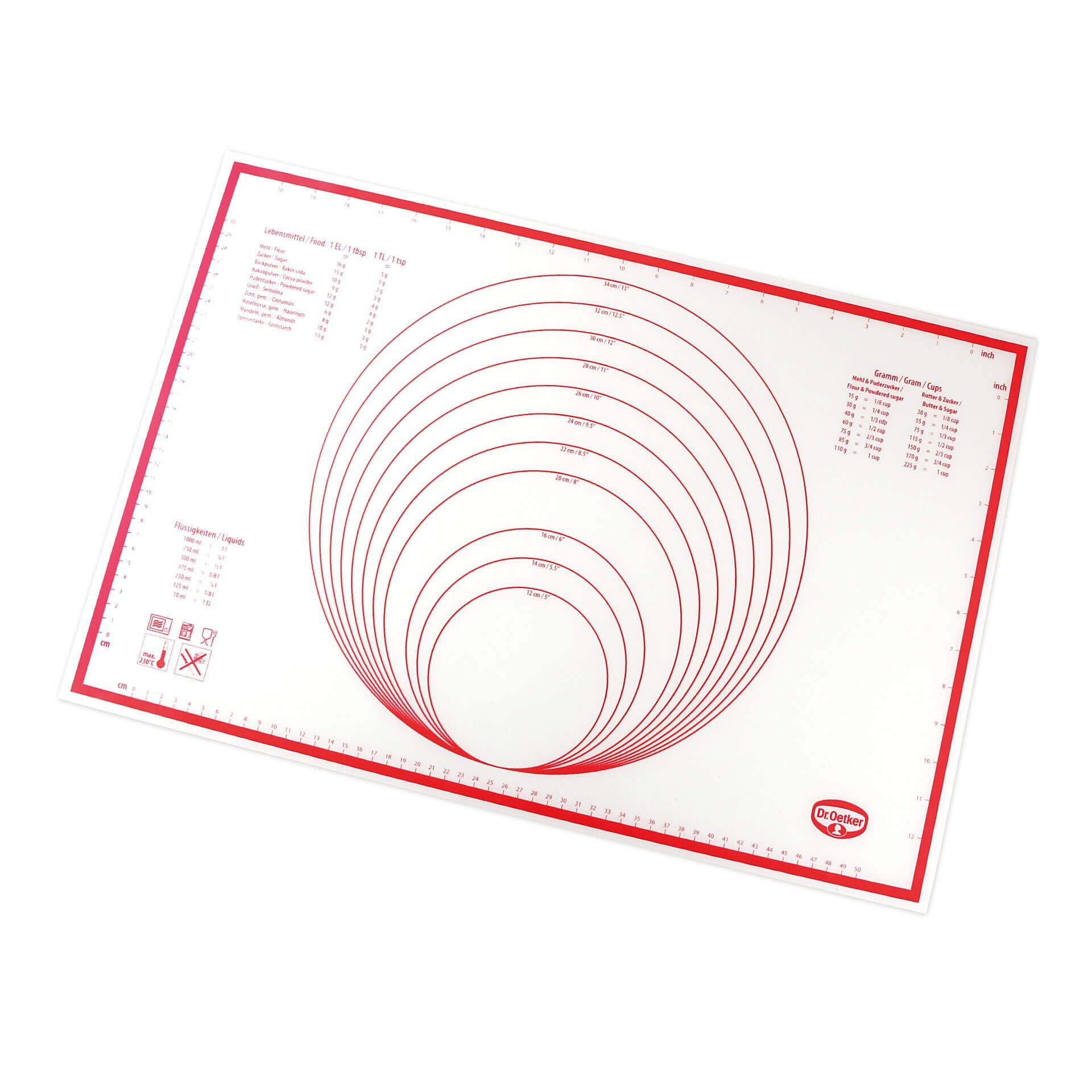 Backmatte Flexxibel Love, 60x40cm, Silikon