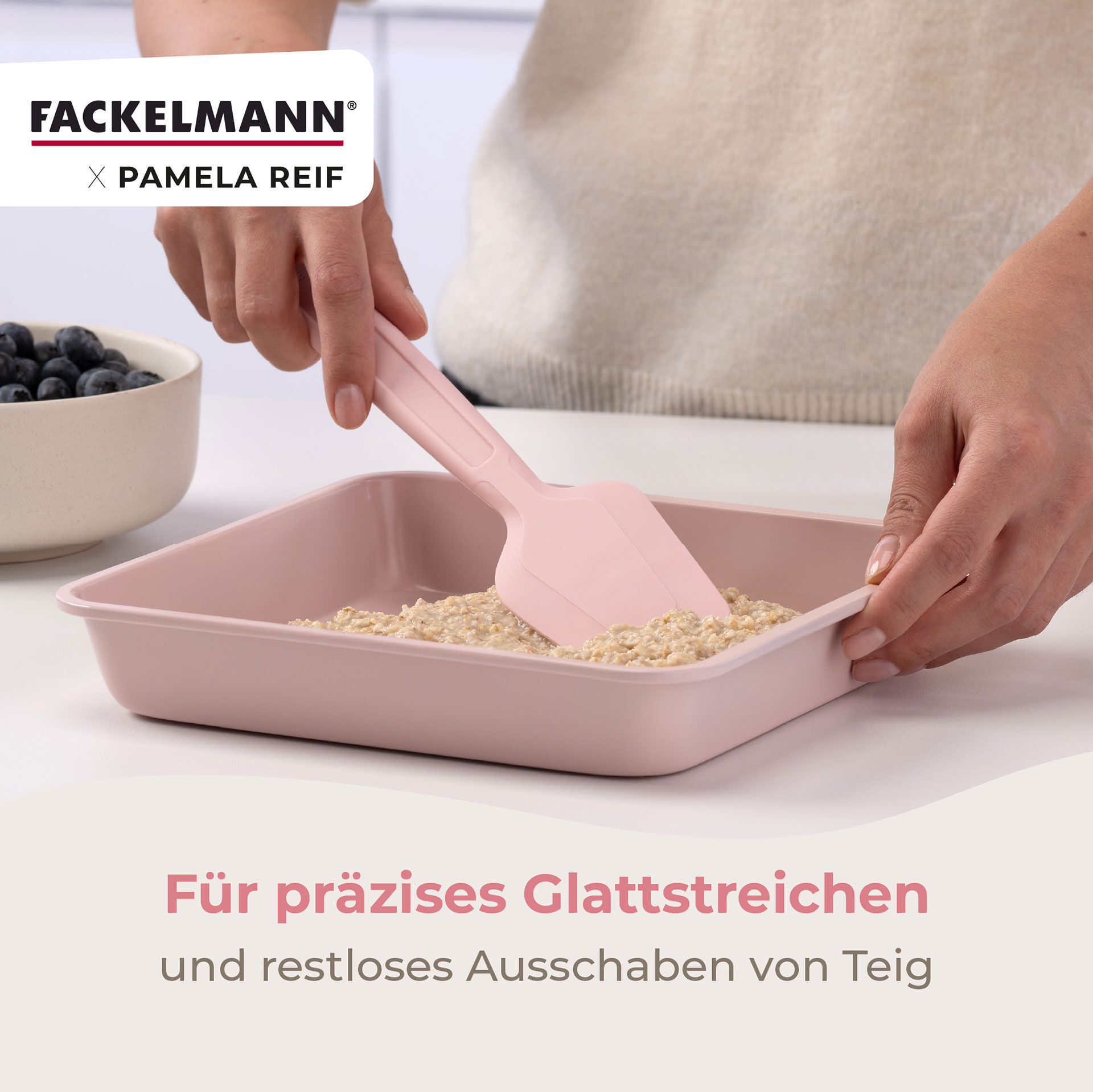 Pamela Reif Teigschaber Rosa, Silikon