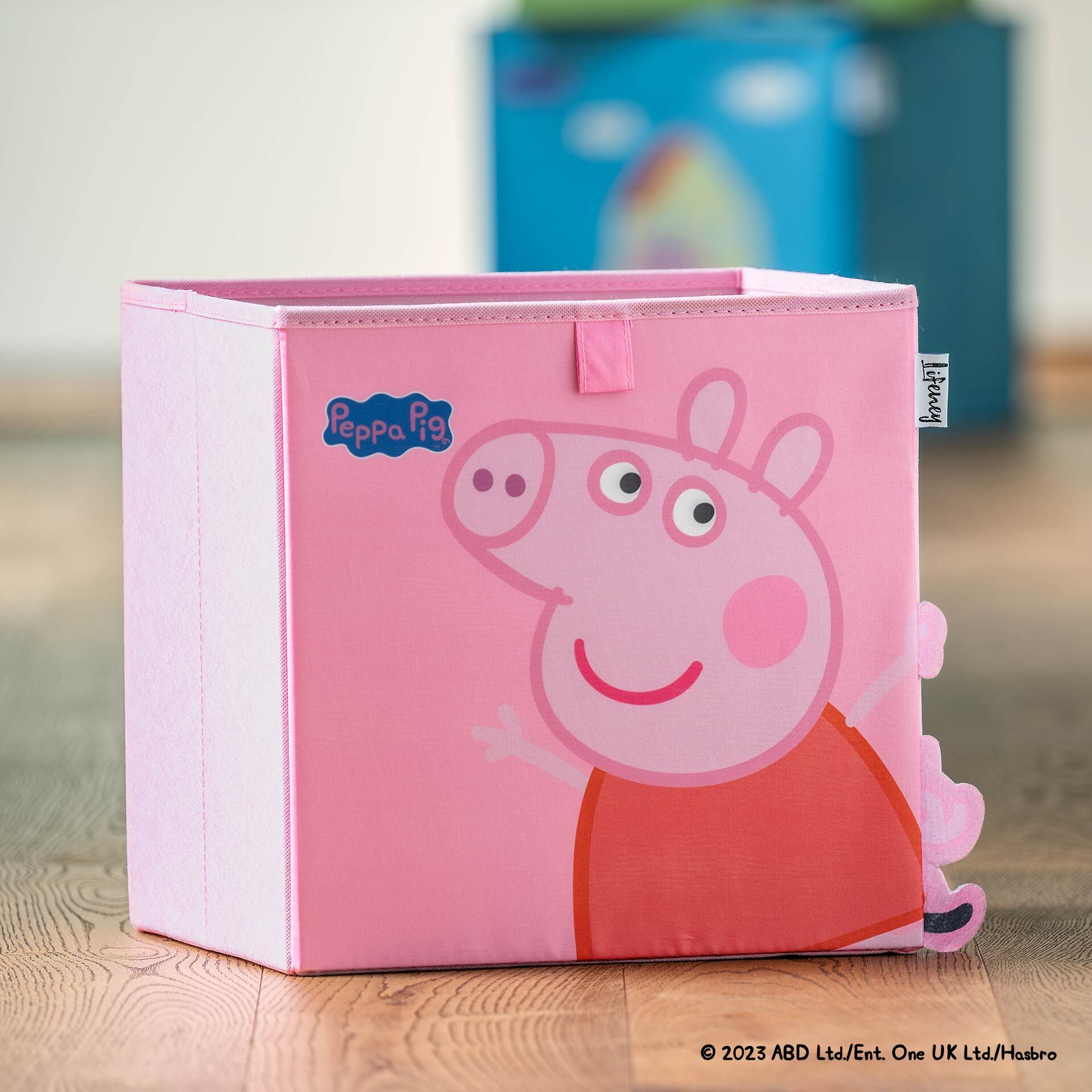 Aufbewahrungsbox Peppa Pig tanzend, 30x30x30cm