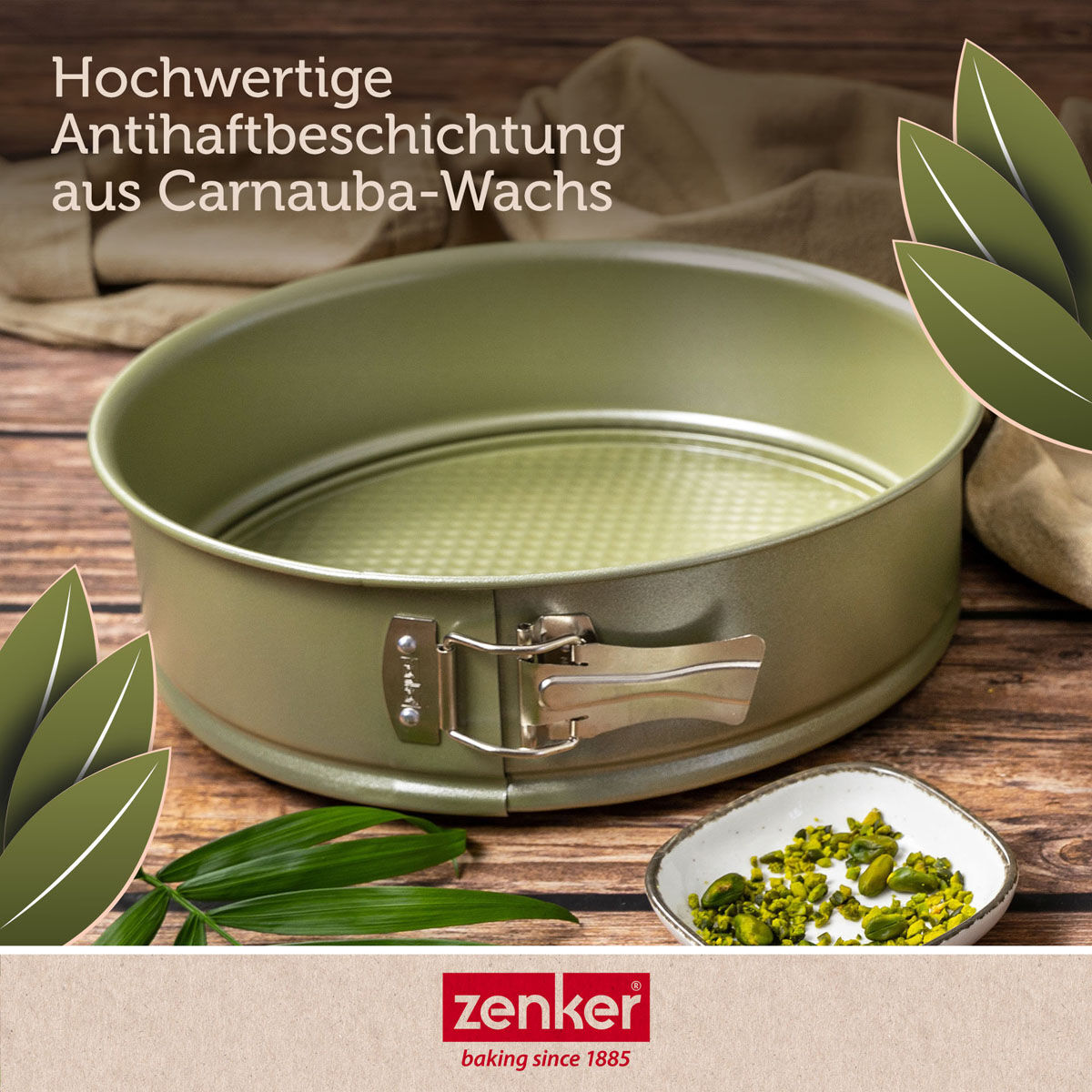 Springform mit Flachboden Green Vision, Ø26cm