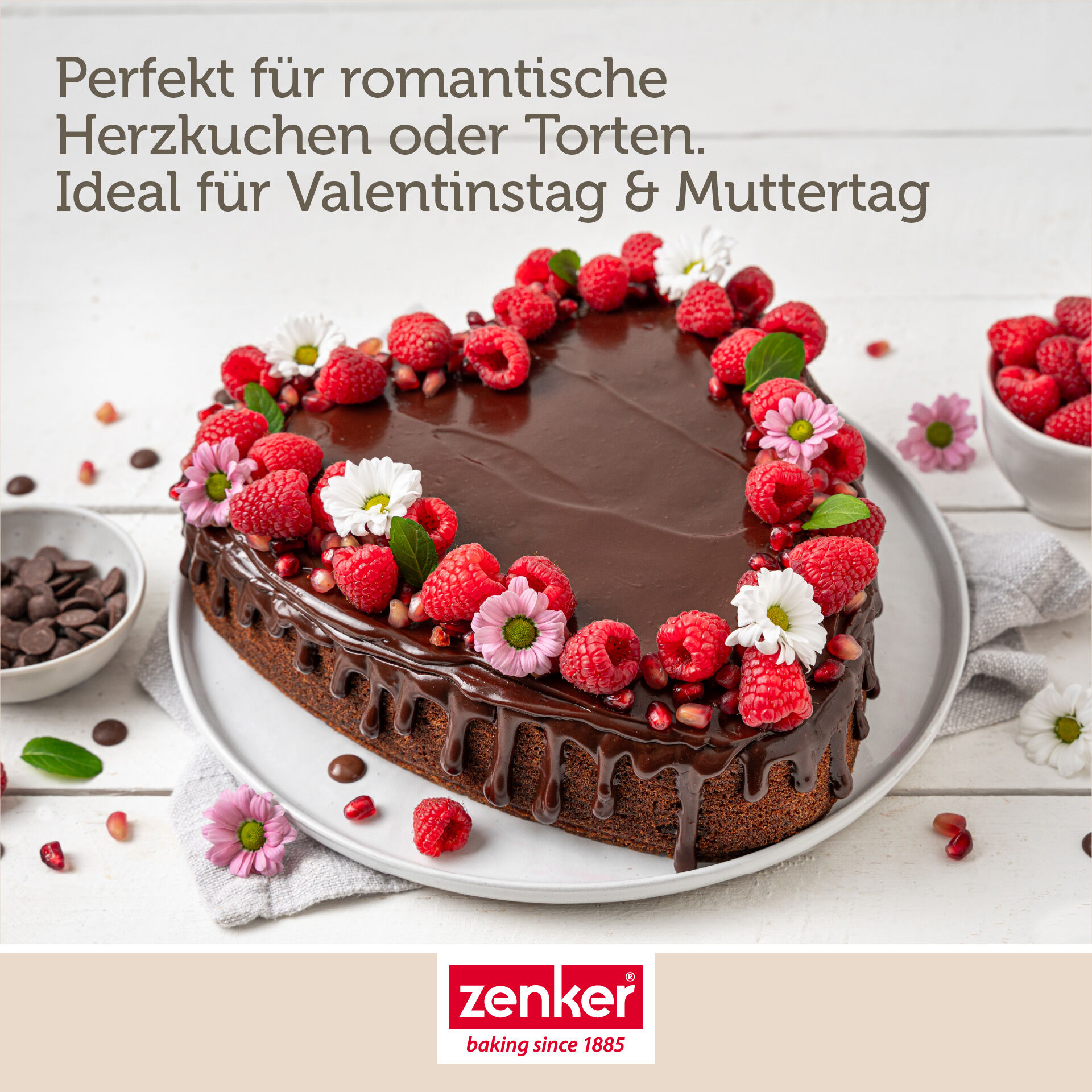 Springform Herz Perfect Black+