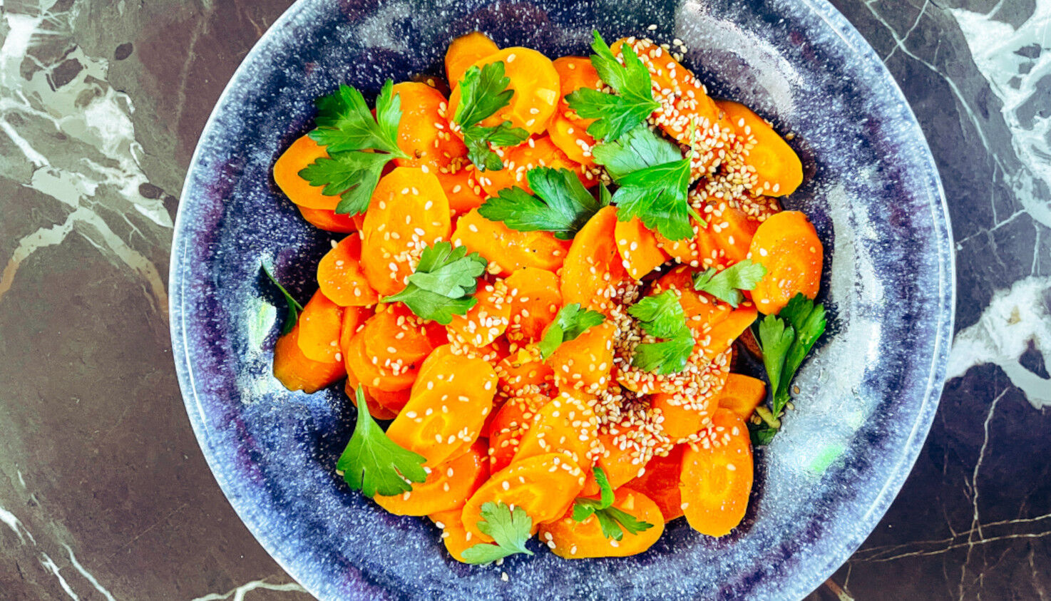 Karotten-Sesam-Salat