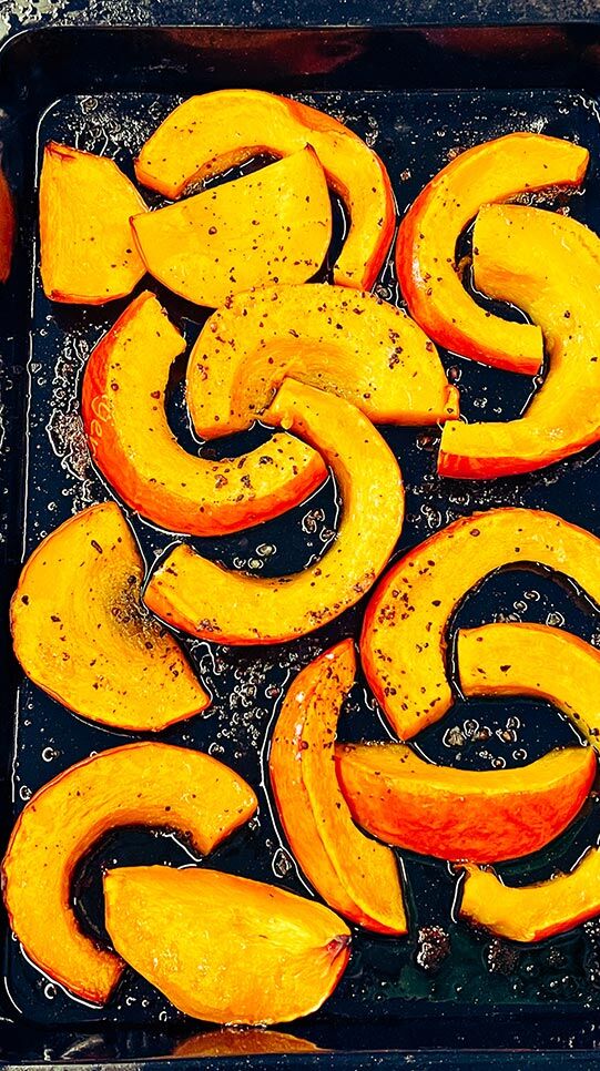 Geröstete Kürbis-Tagliatelle