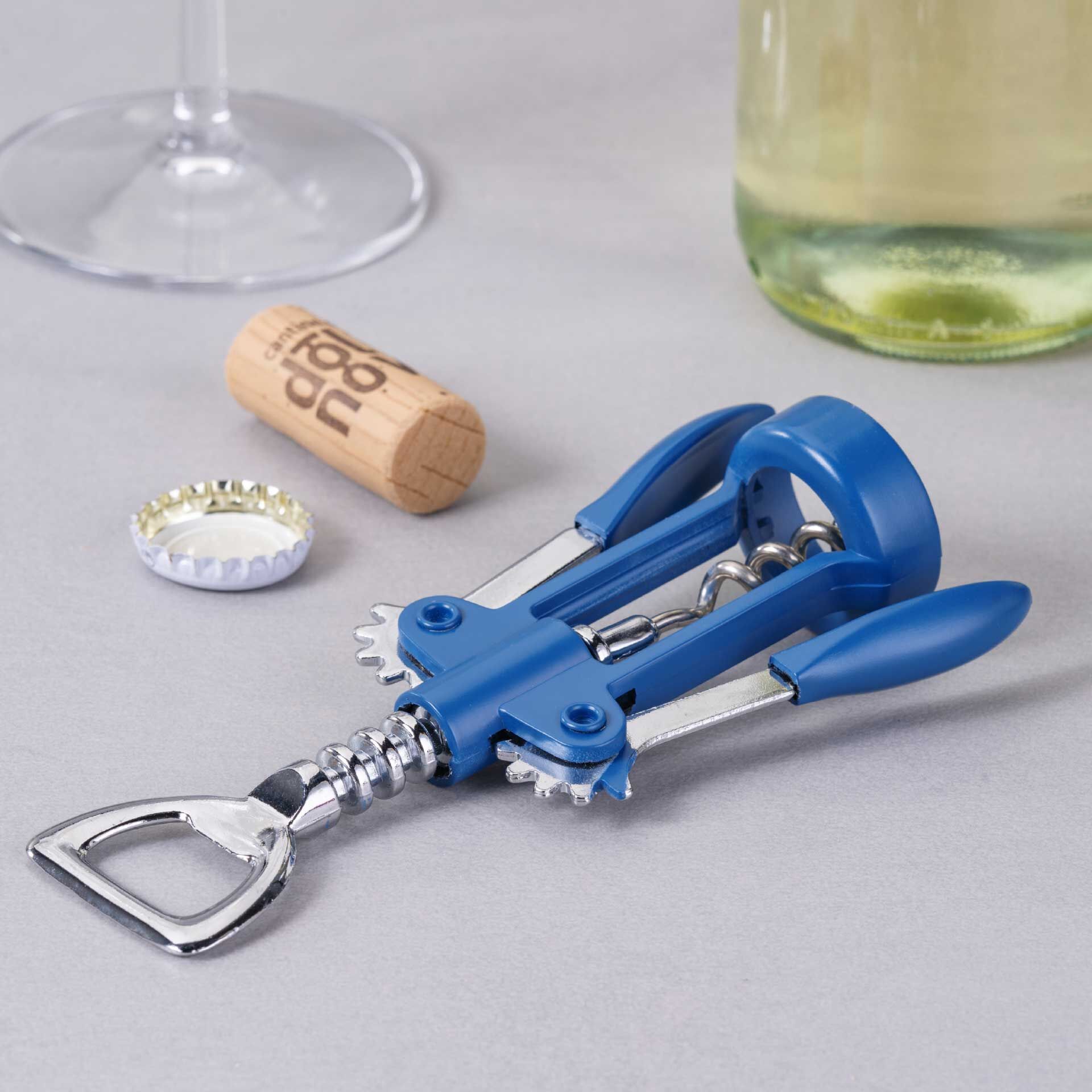 Hebelkorkenzieher Essential, blau