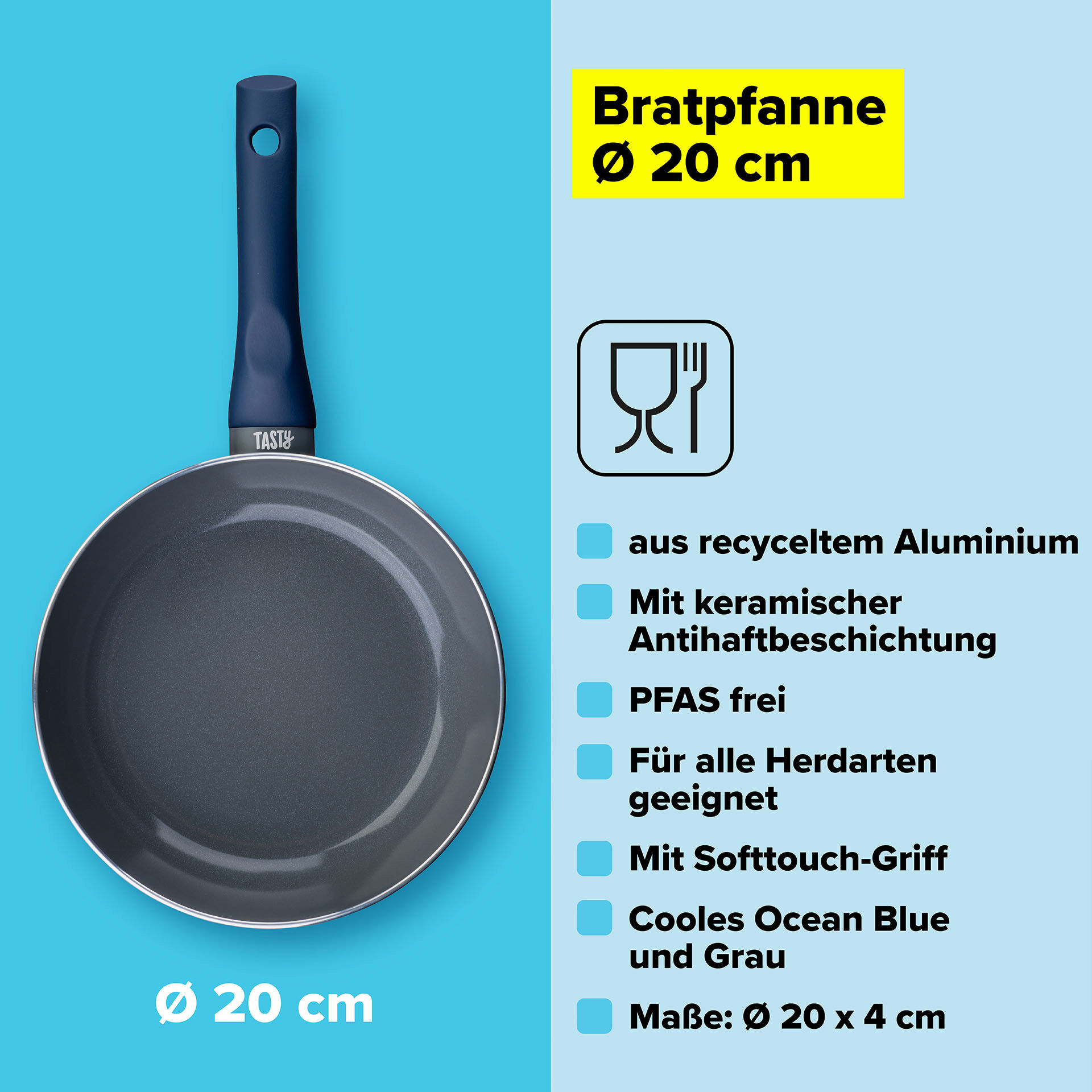 Bratpfanne Ocean Blue, Ø20cm