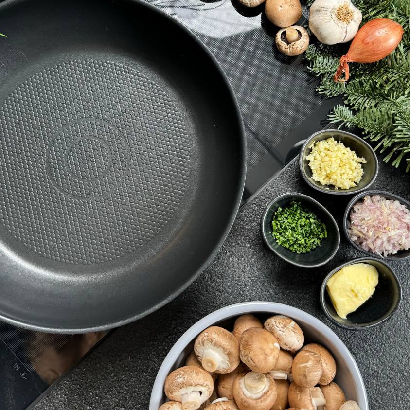 Champignons wie vom Weihnachtsmarkt