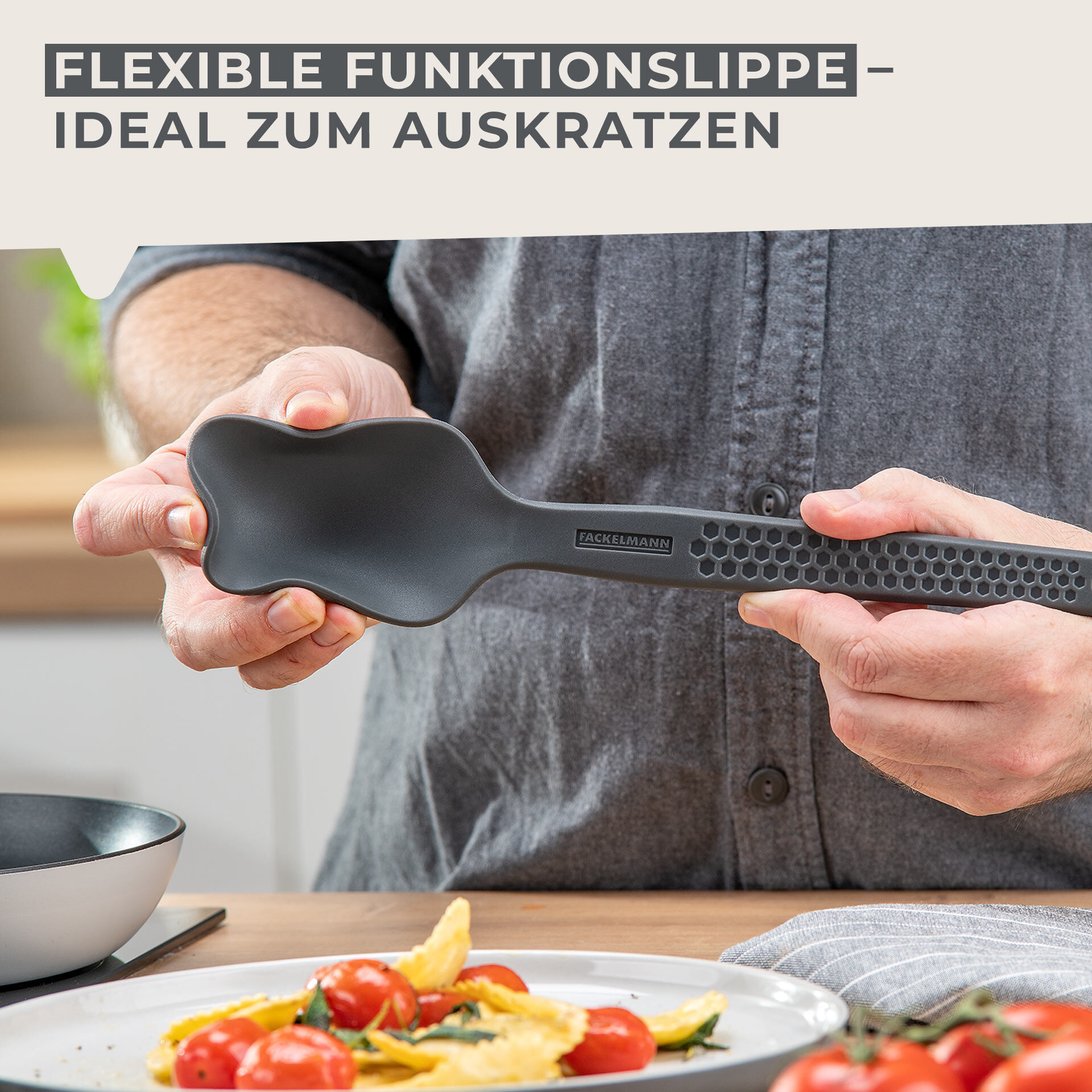 Servierlöffel Statement, Silikon