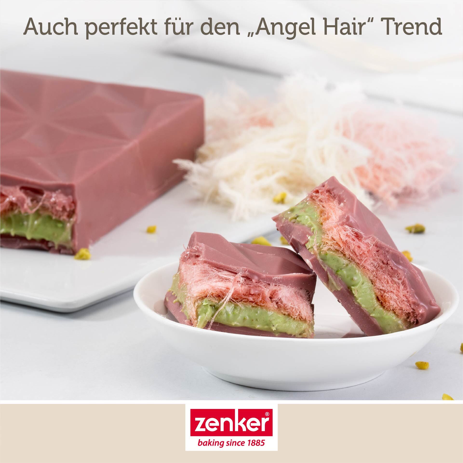 Schokoladenform Dubai-Schokolade, Silikon