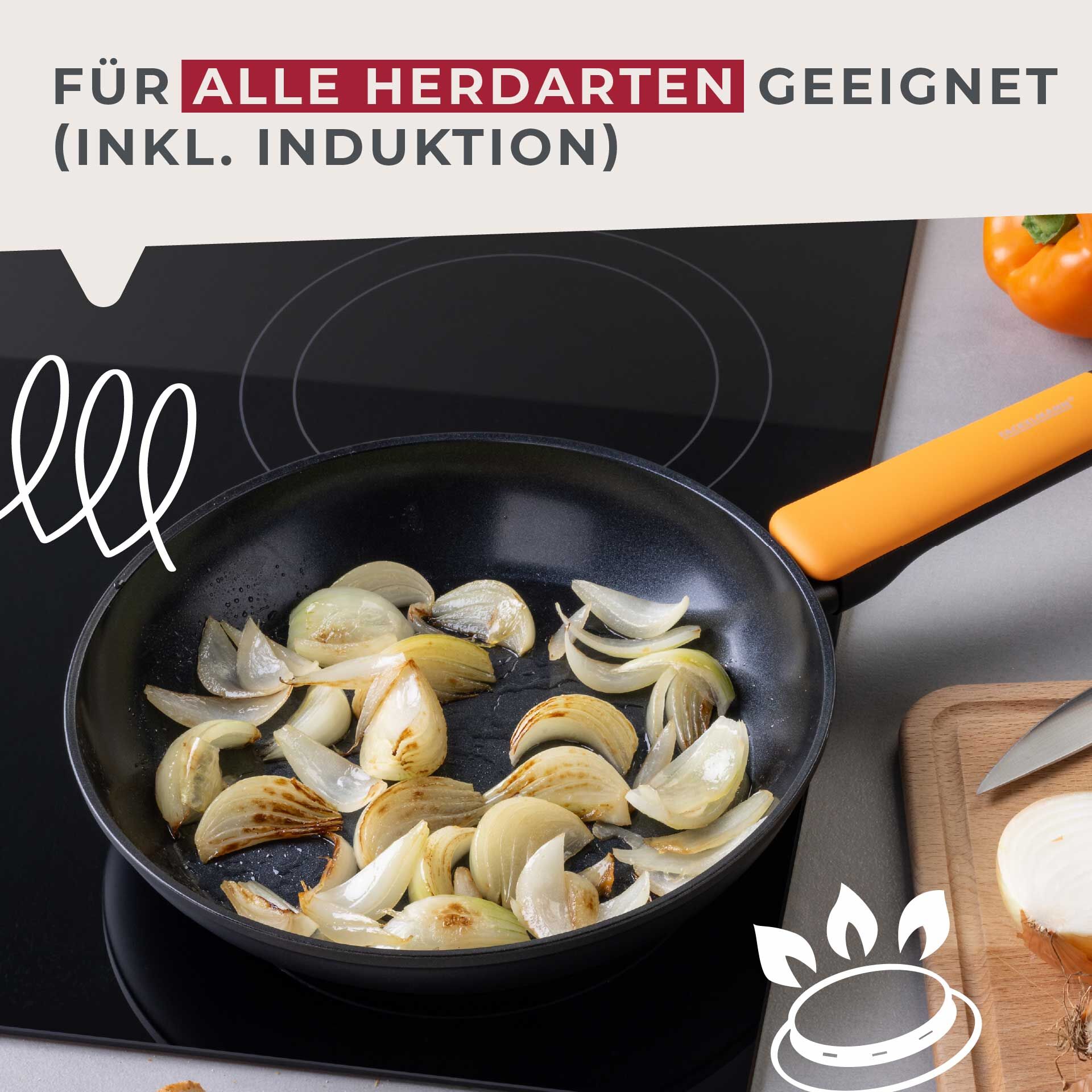 Bratpfannen-Set "Soft Collection", Keramik, antihaft, Ø24+28cm, 2-tlg.