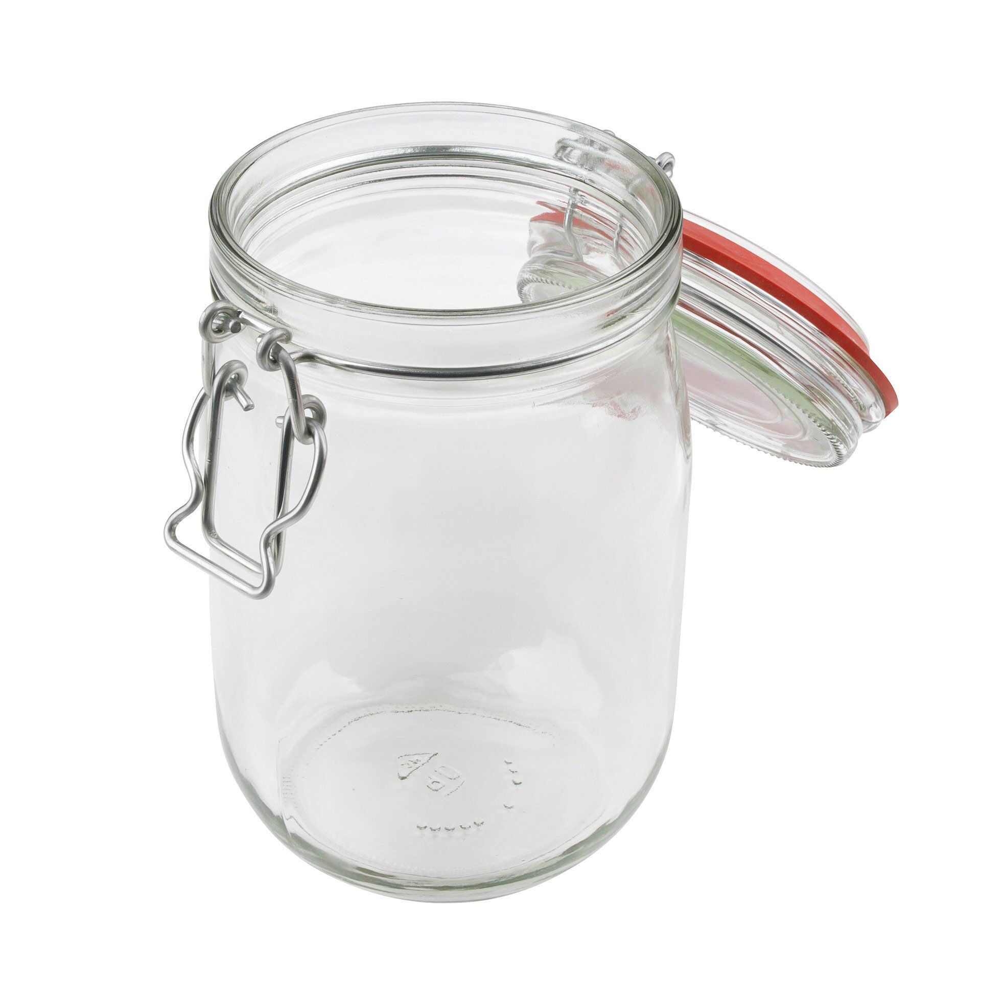 Einmachglas m. Bügelverschluss Liebevoll hausgemacht, 1140 ml