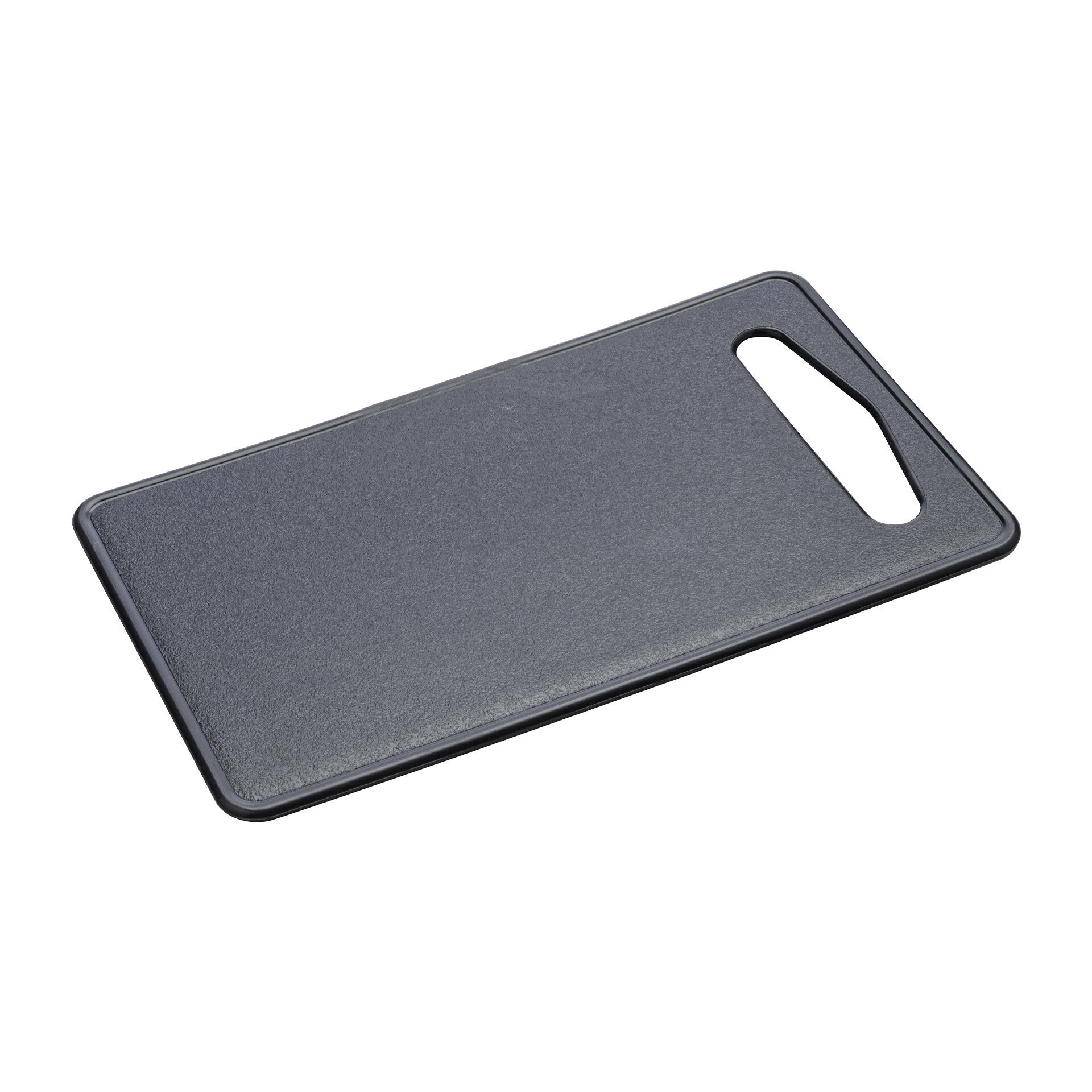 Schneidebrett, 24x14cm, grau