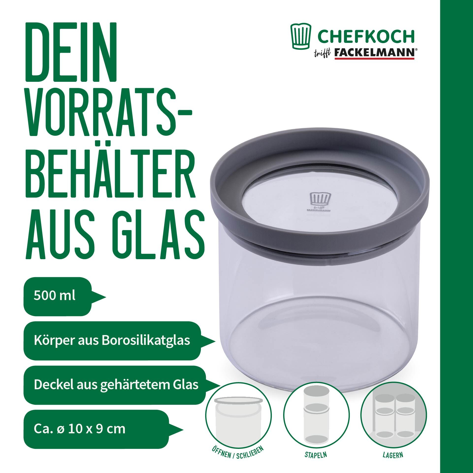 Vorratsglas, 500mL