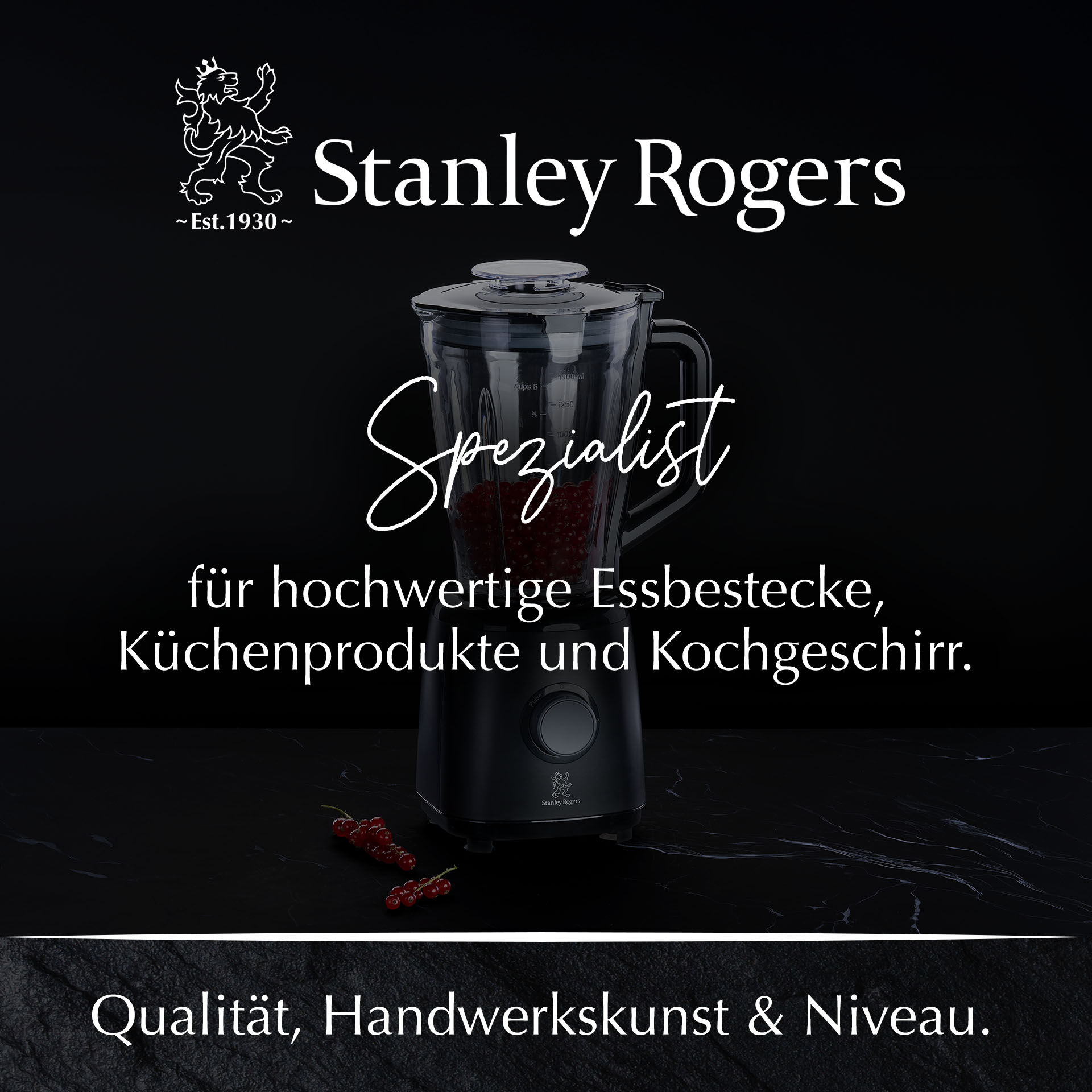 Standmixer, Glas, 1,5L, 600W