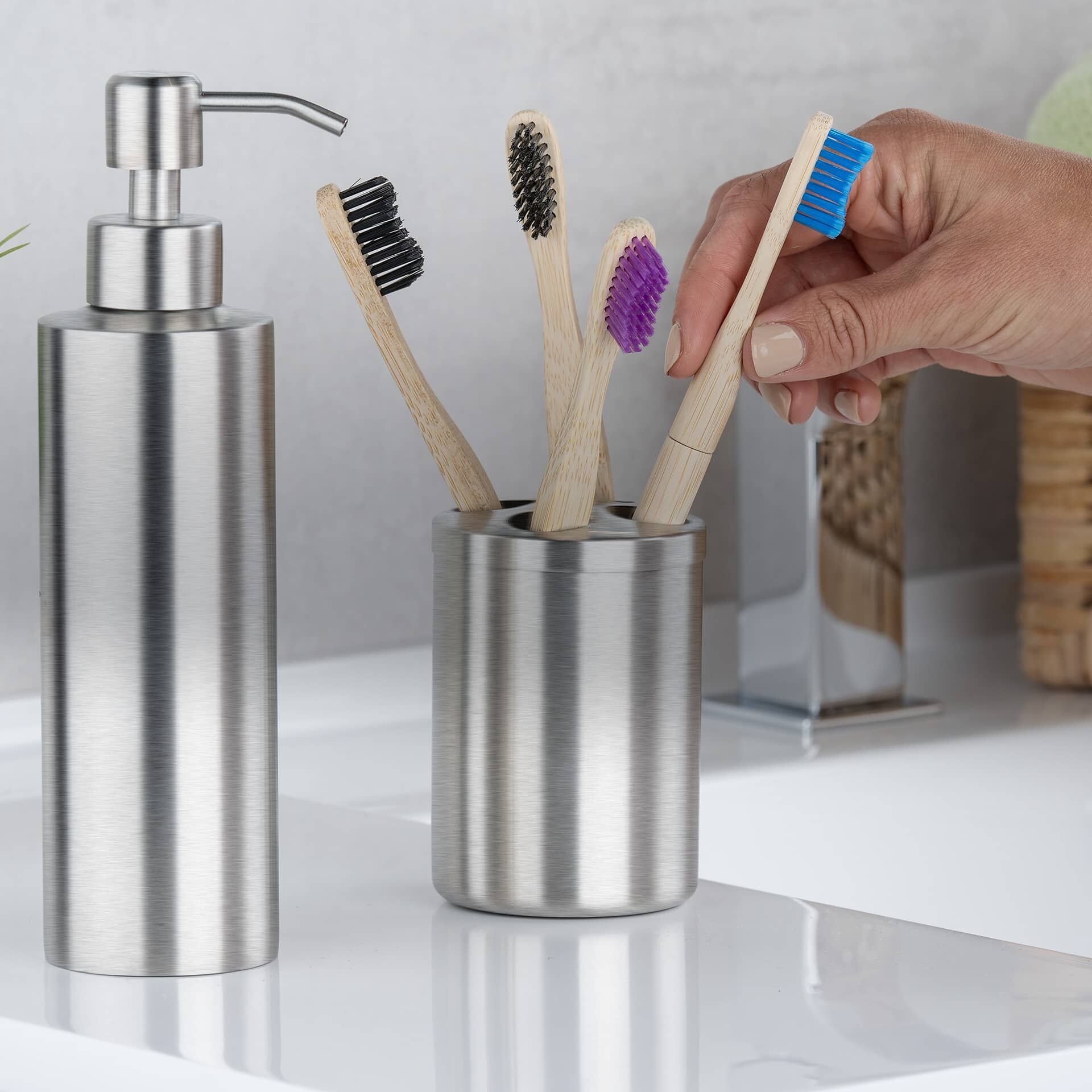 Seifenspender, 350ml, Edelstahl