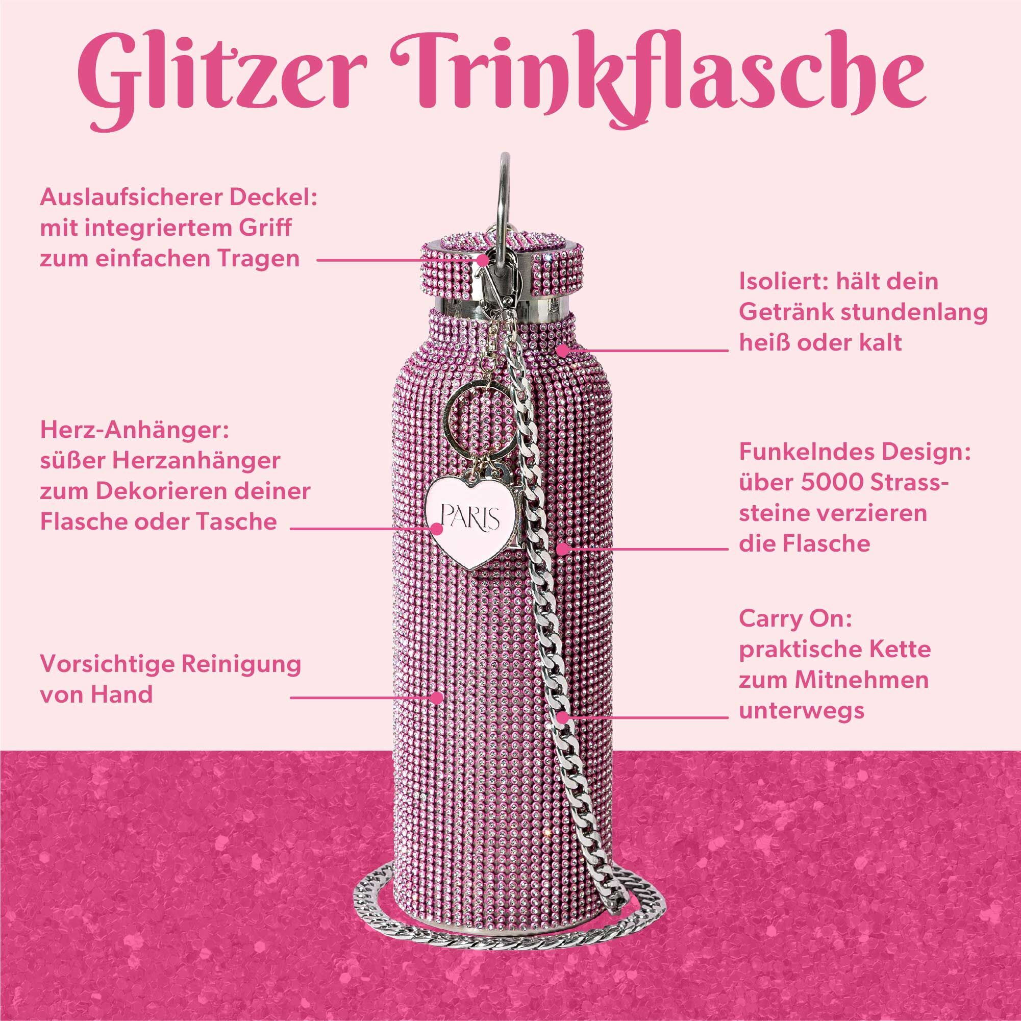 Trinkflasche Pink, 750ml