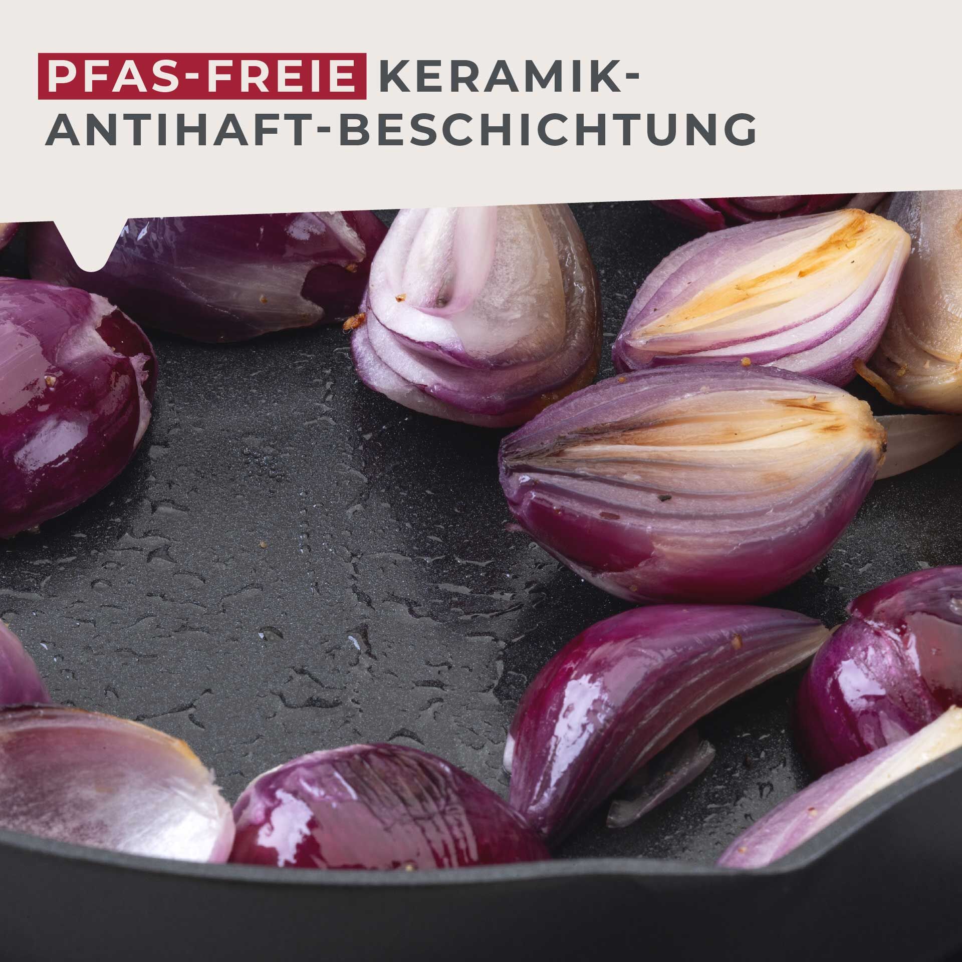 Bratpfannen-Set "Highrise", Keramik, antihaft, Ø20/24/28cm, 3-tlg.