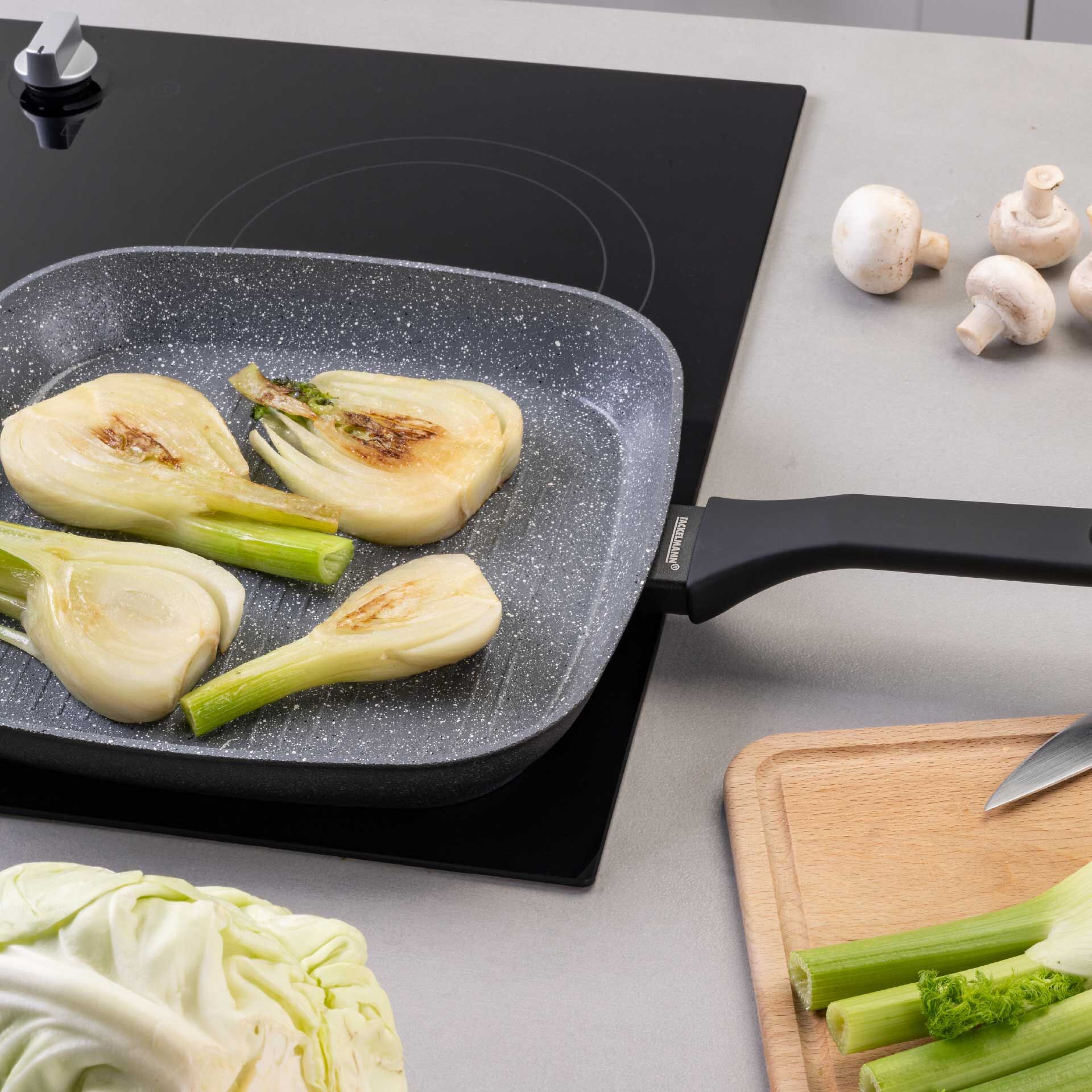 Grillpfanne Cosmo, Keramik, antihaft, Ø28cm